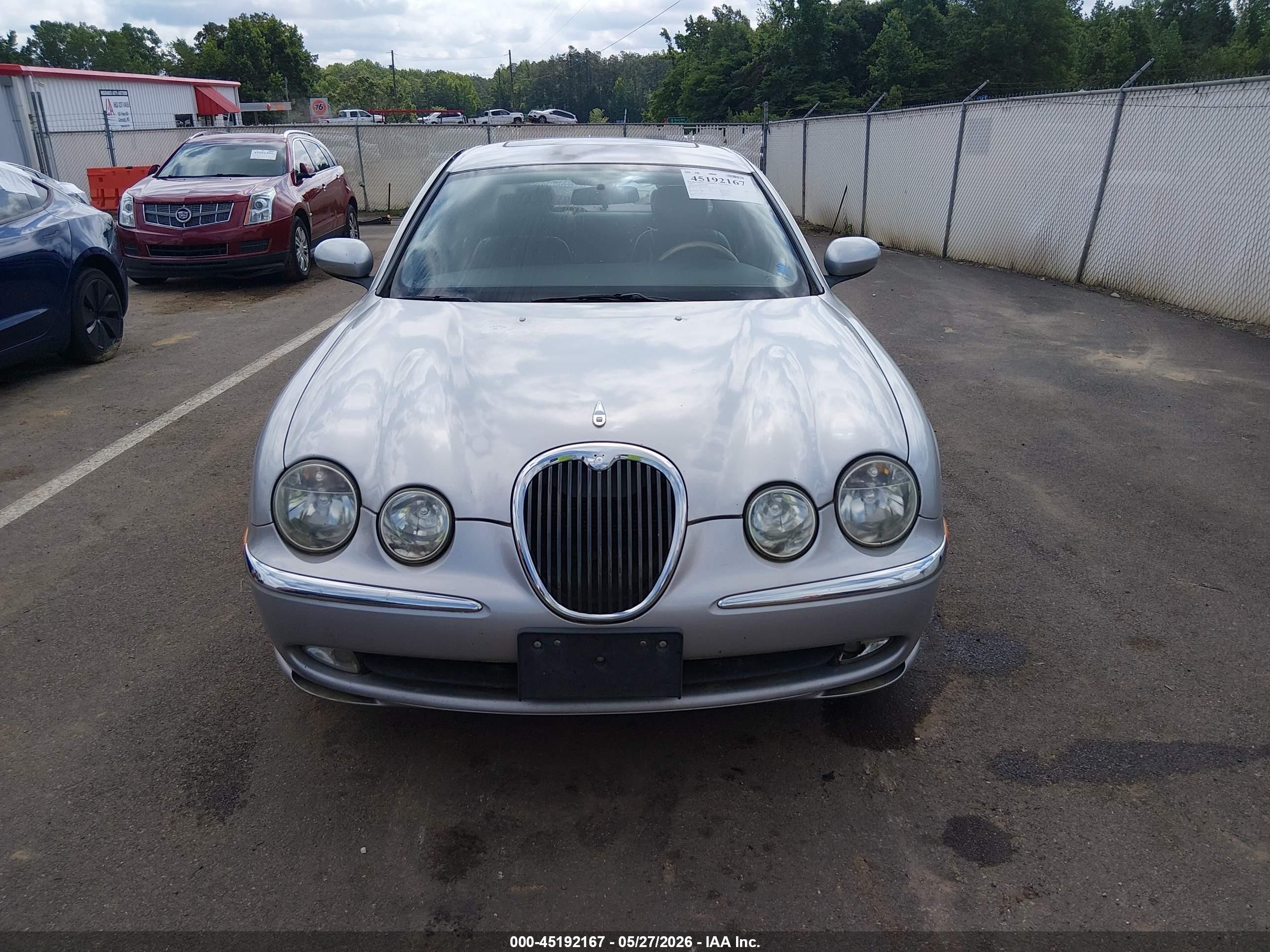 2003 Jaguar S-type 3.0l V6 Silver vin: SAJEA01T23FM68827