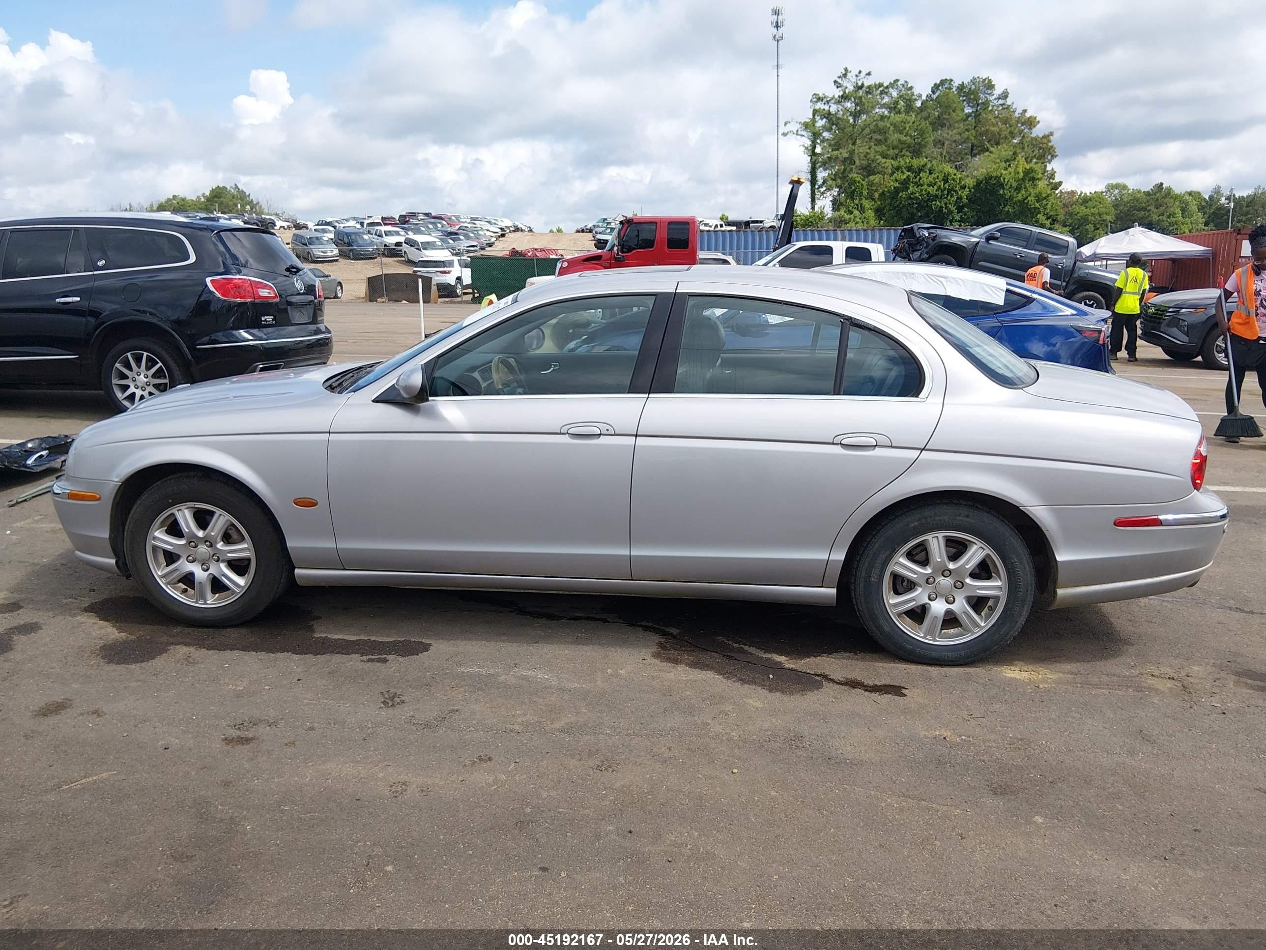 2003 Jaguar S-type 3.0l V6 Silver vin: SAJEA01T23FM68827