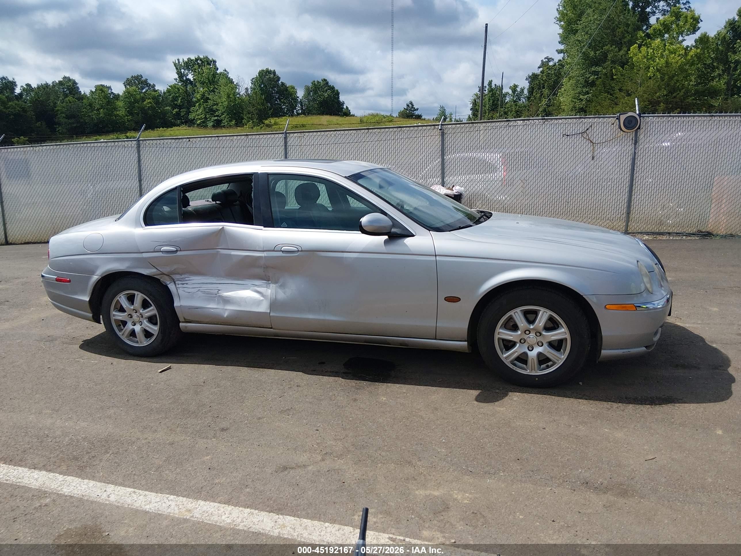 2003 Jaguar S-type 3.0l V6 Silver vin: SAJEA01T23FM68827