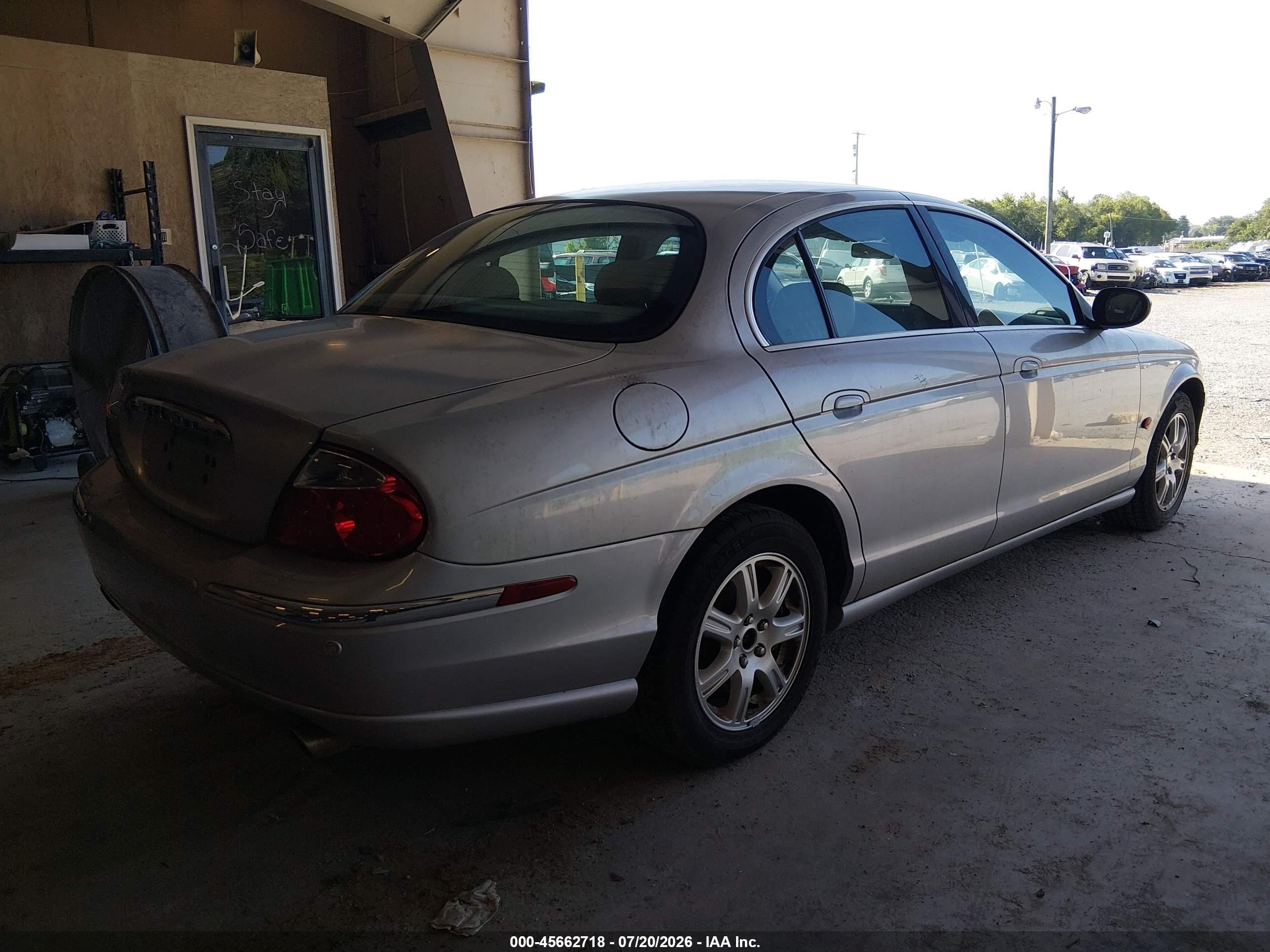 2004 Jaguar S-type 3.0l V6 Silver vin: SAJEA01T24FN10544