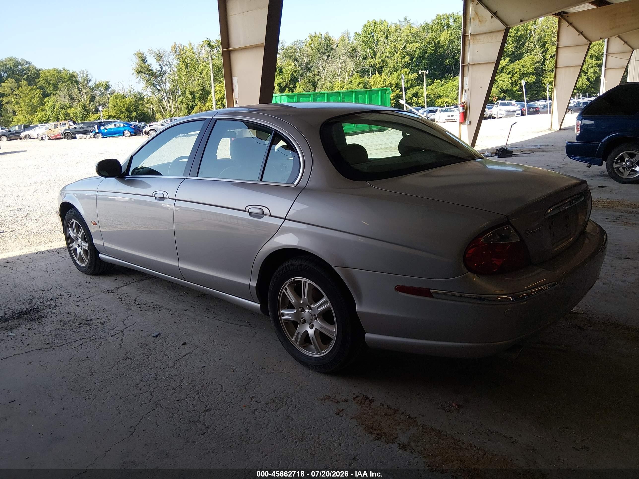 2004 Jaguar S-type 3.0l V6 Silver vin: SAJEA01T24FN10544