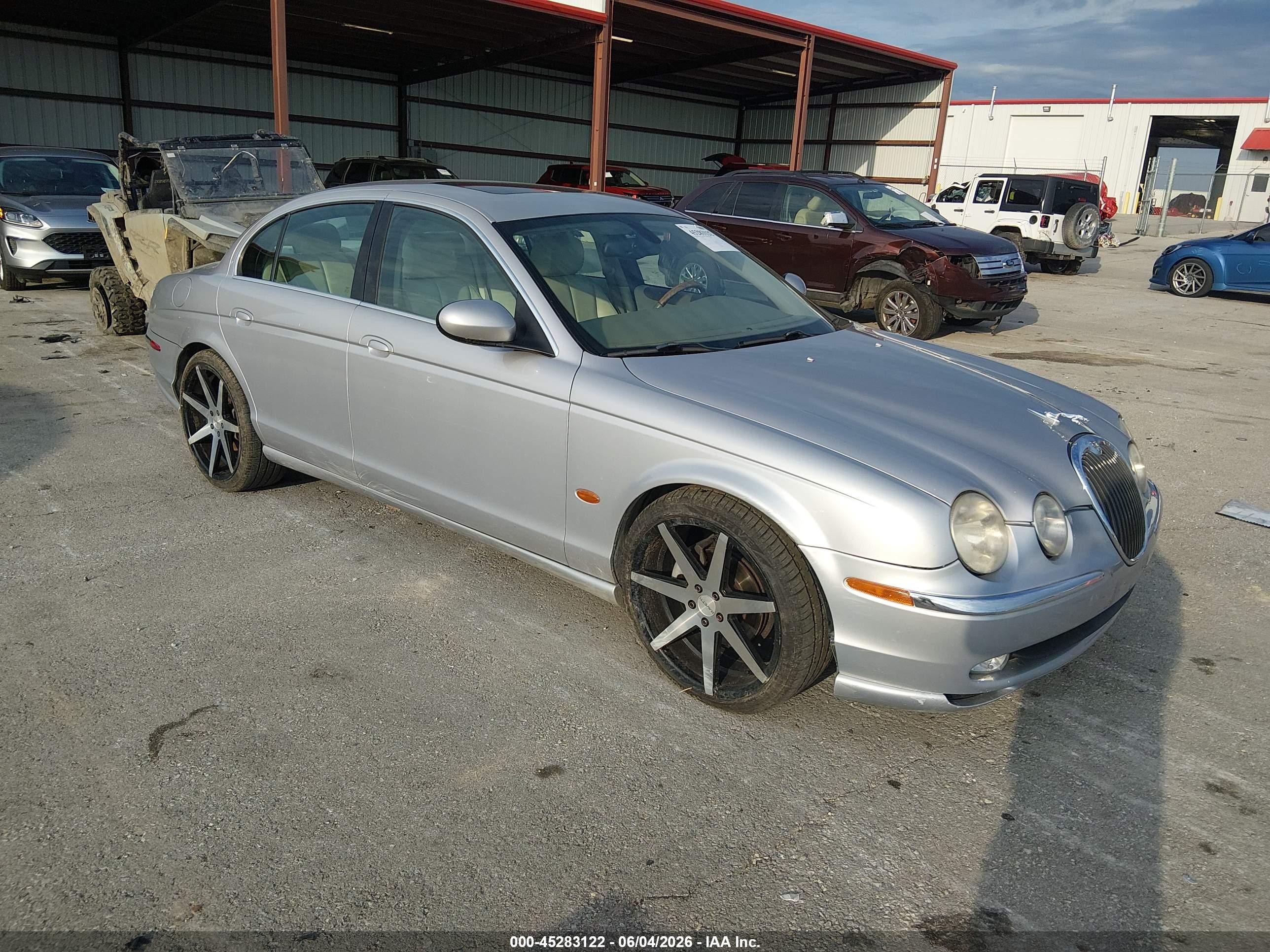 2003 Jaguar S-type 3.0l V6 Silver vin: SAJEA01T33FM94160