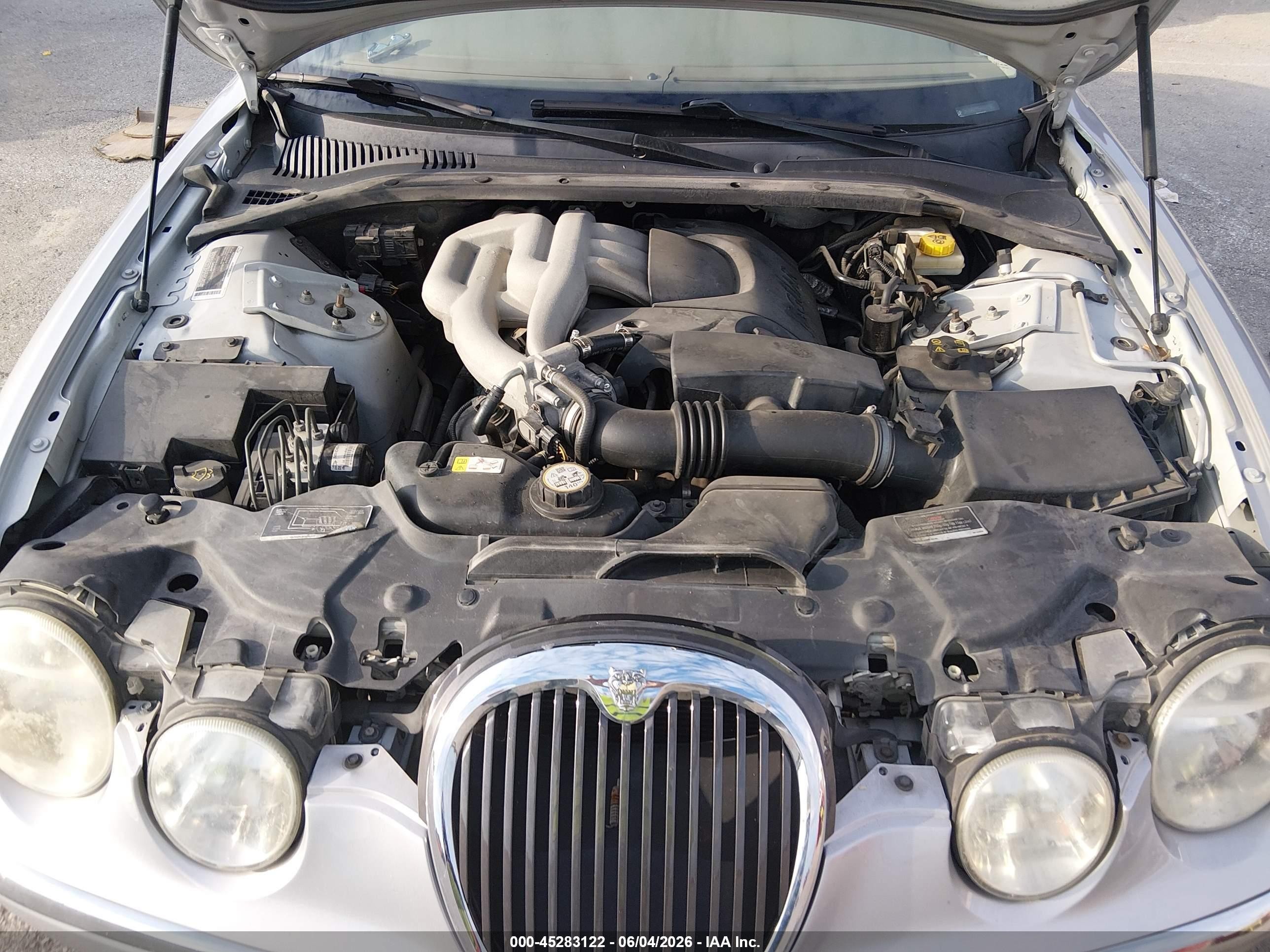 2003 Jaguar S-type 3.0l V6 Silver vin: SAJEA01T33FM94160