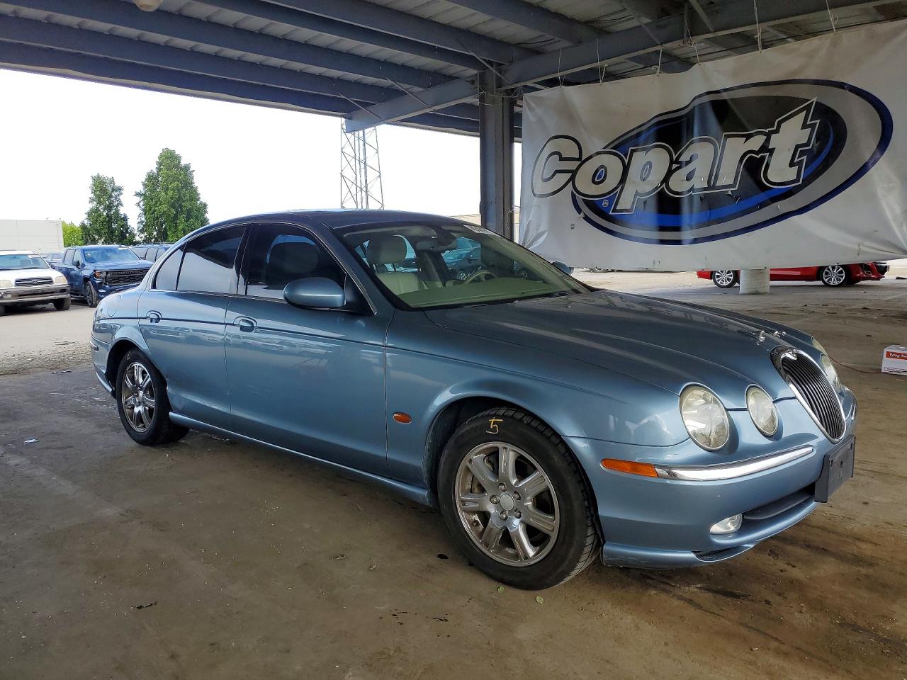 2004 Jaguar S-type Silver vin: SAJEA01T34FM97495