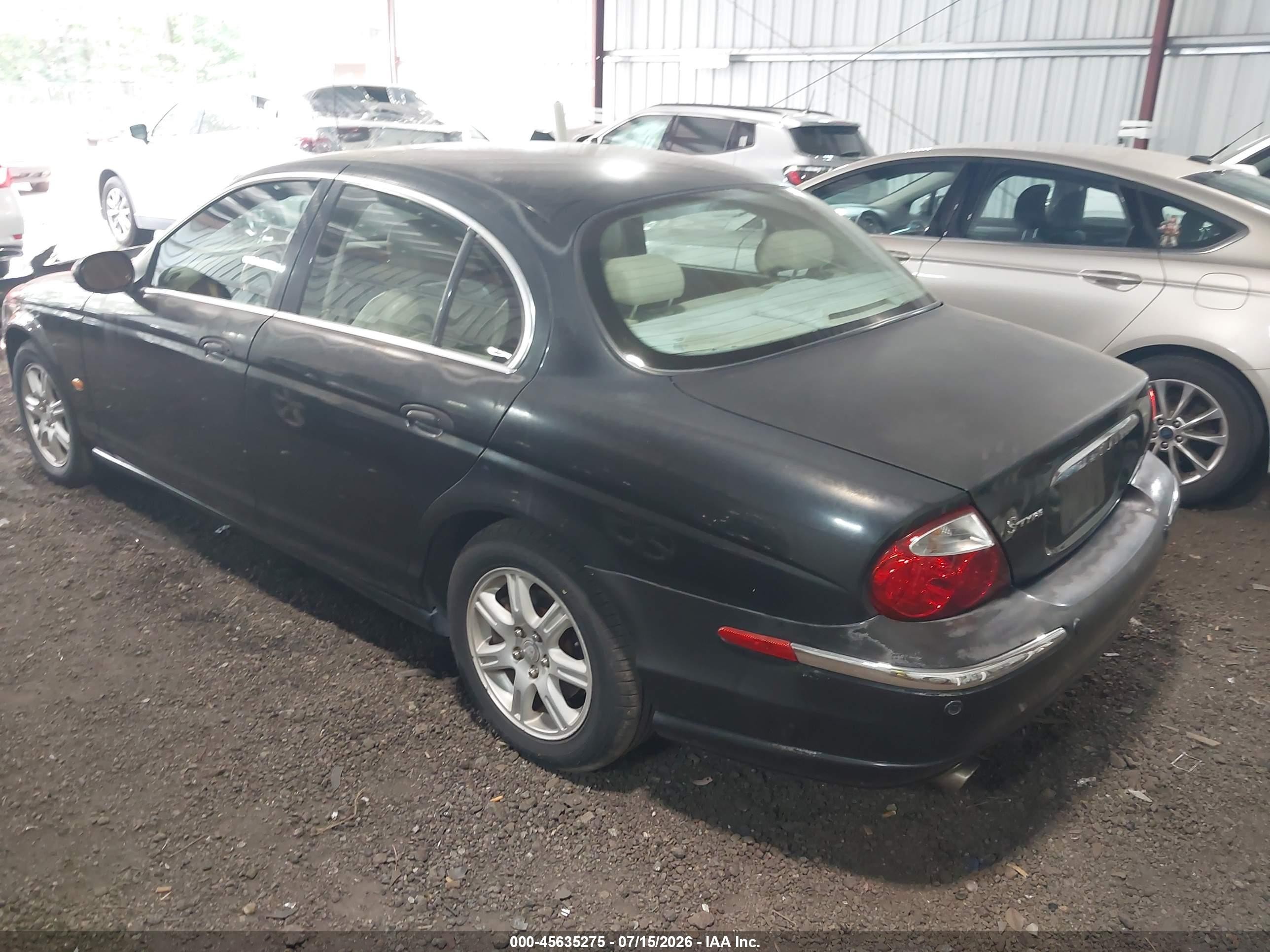 2003 Jaguar S-type 3.0l V6 Black vin: SAJEA01T53FM74301