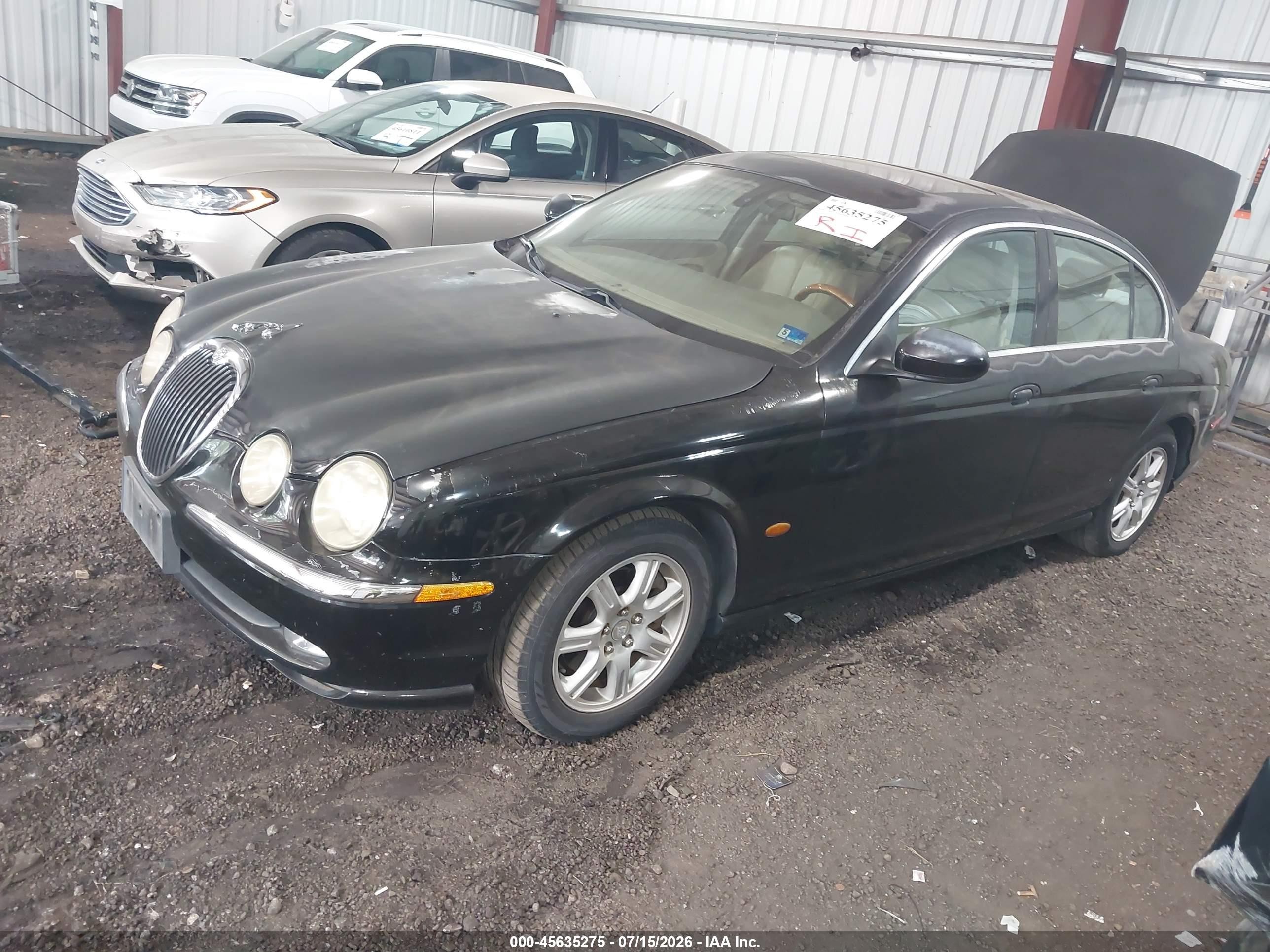 2003 Jaguar S-type 3.0l V6 Black vin: SAJEA01T53FM74301