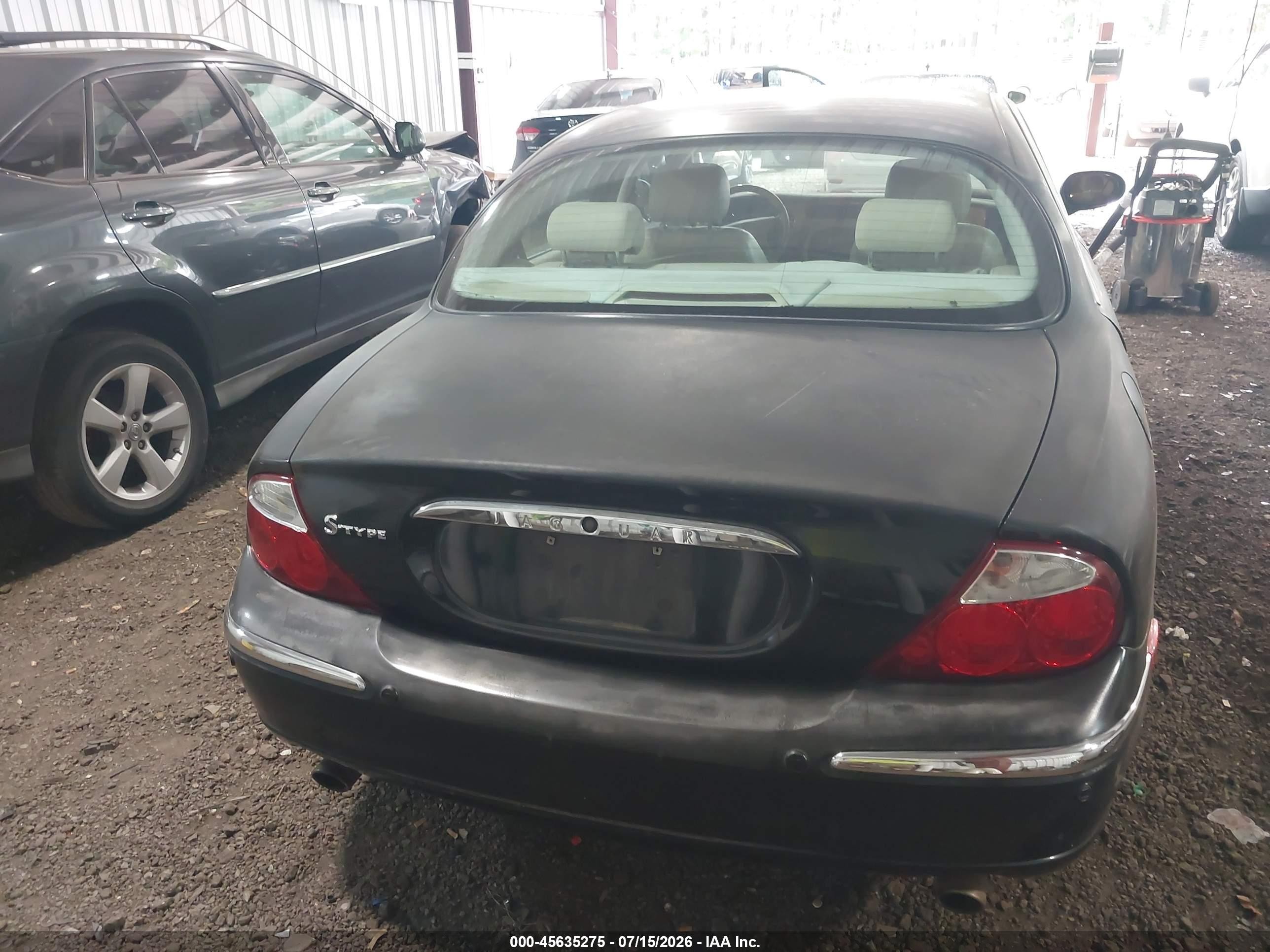 2003 Jaguar S-type 3.0l V6 Black vin: SAJEA01T53FM74301