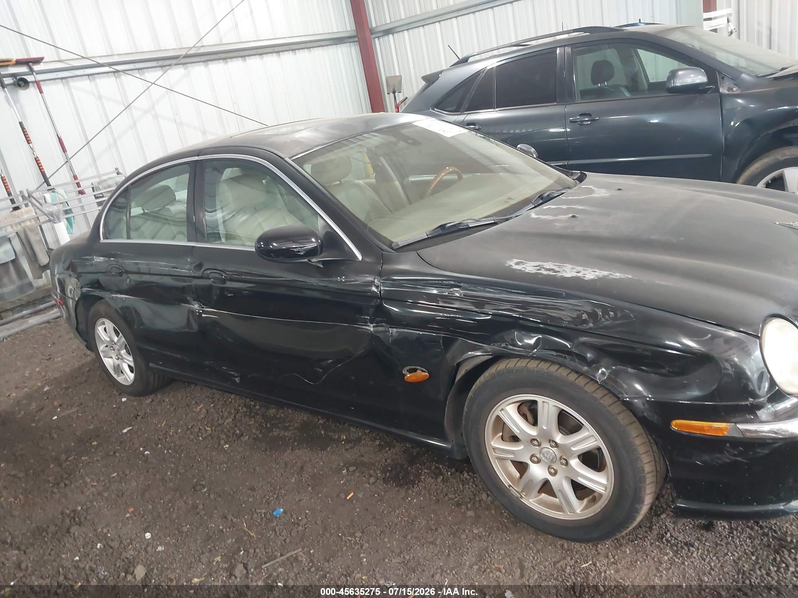 2003 Jaguar S-type 3.0l V6 Black vin: SAJEA01T53FM74301