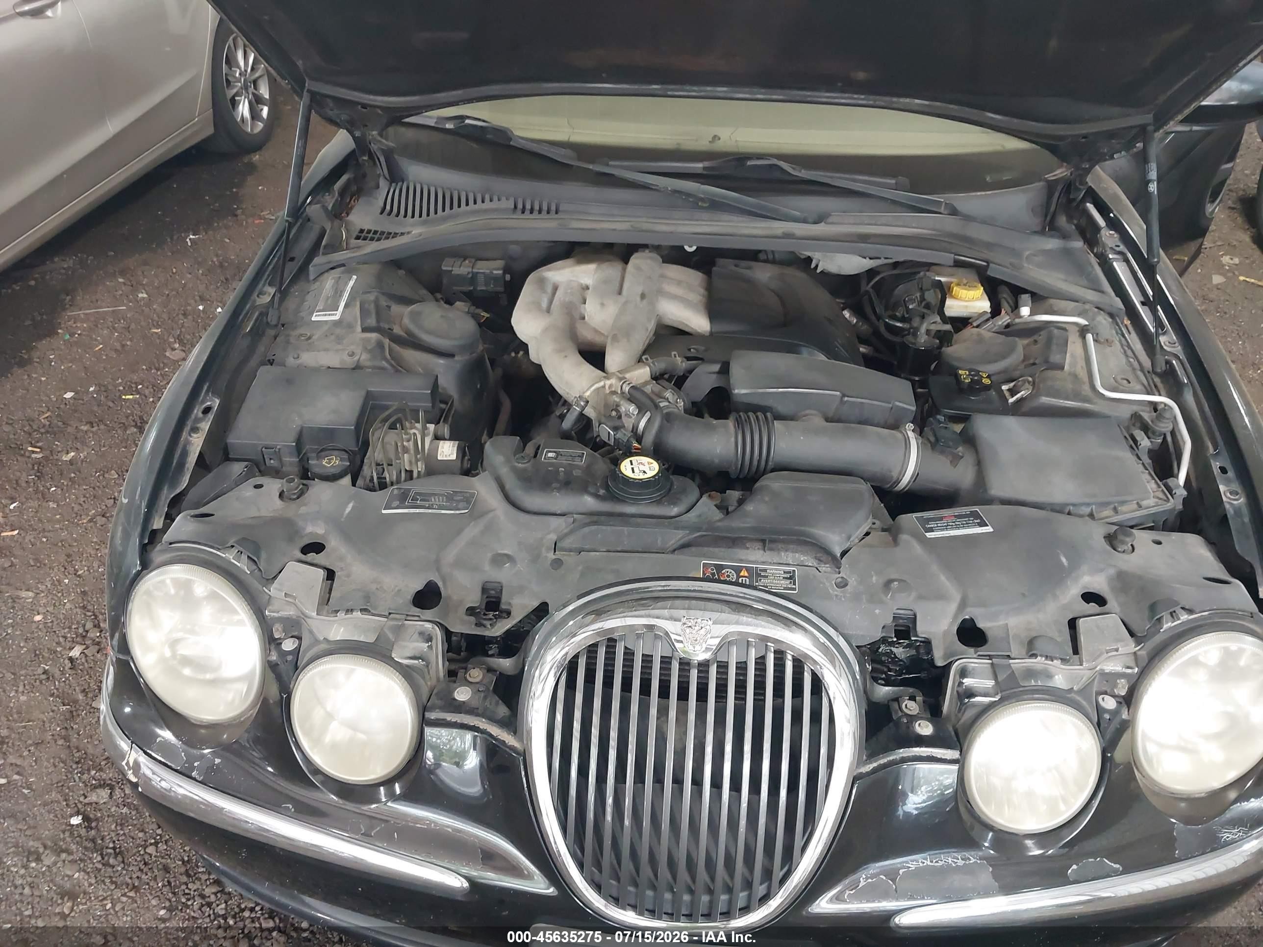 2003 Jaguar S-type 3.0l V6 Black vin: SAJEA01T53FM74301