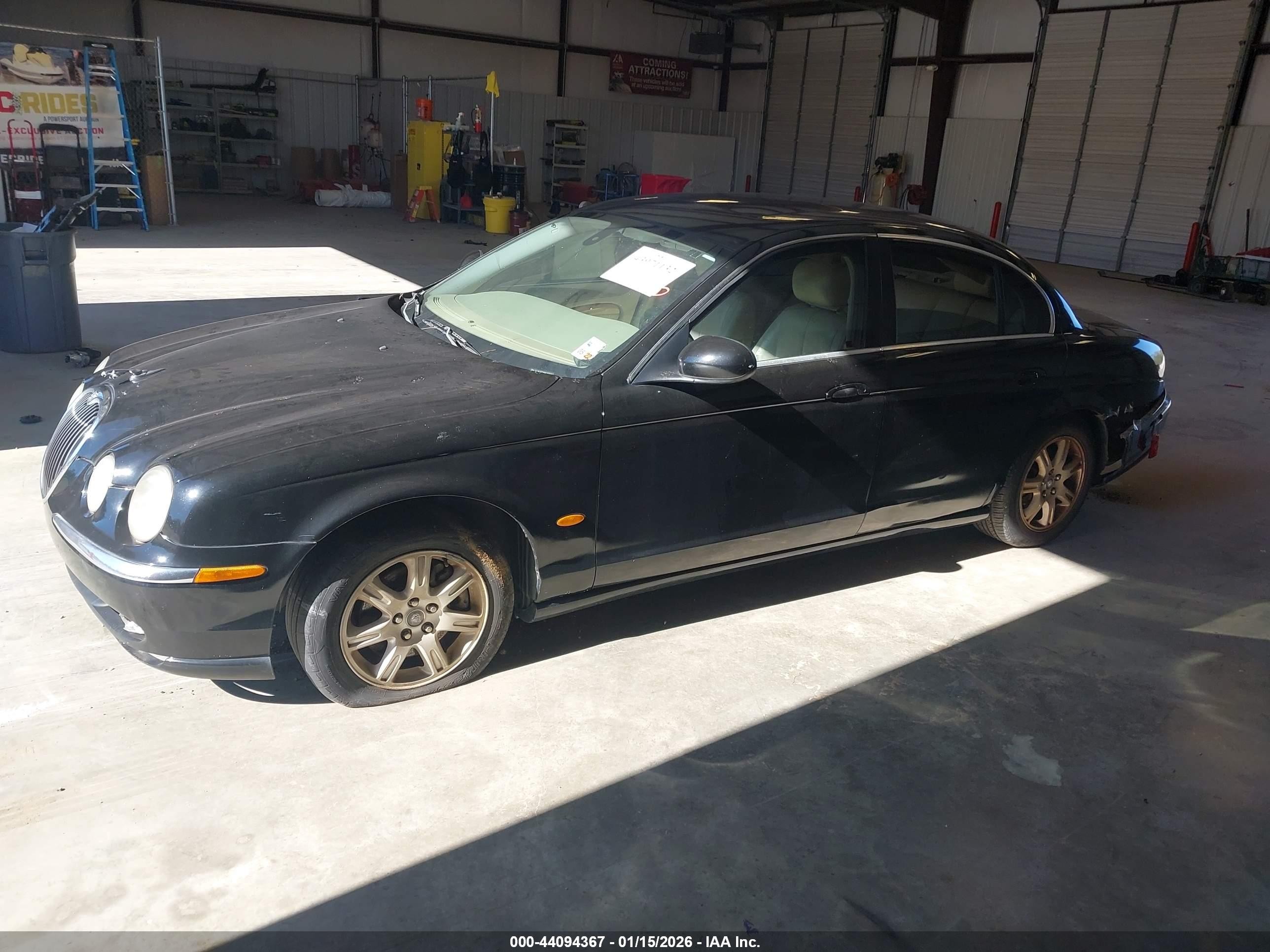 2003 Jaguar S-type 3.0l V6 Черный vin: SAJEA01T53FM87694