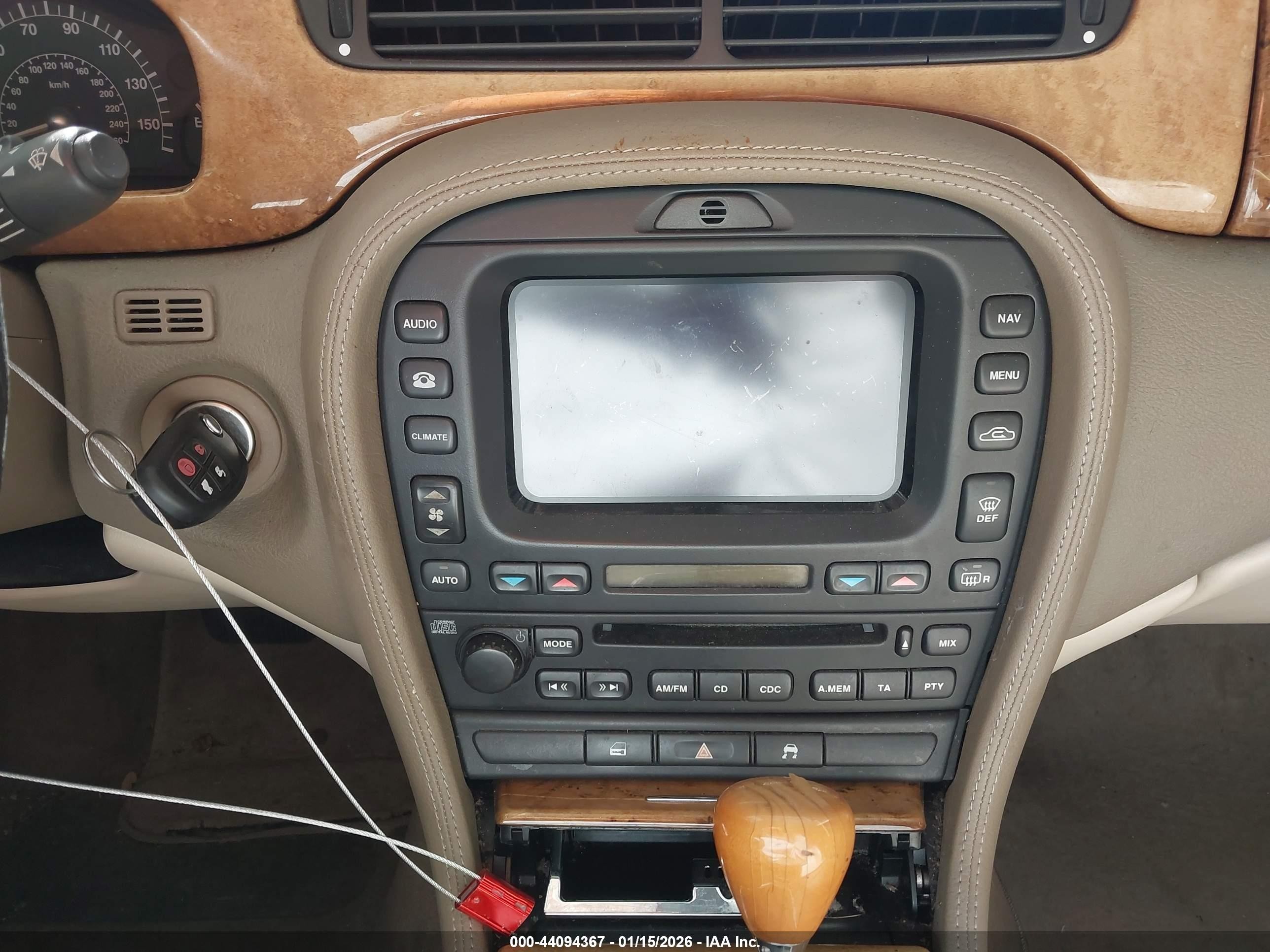 2003 Jaguar S-type 3.0l V6 Черный vin: SAJEA01T53FM87694