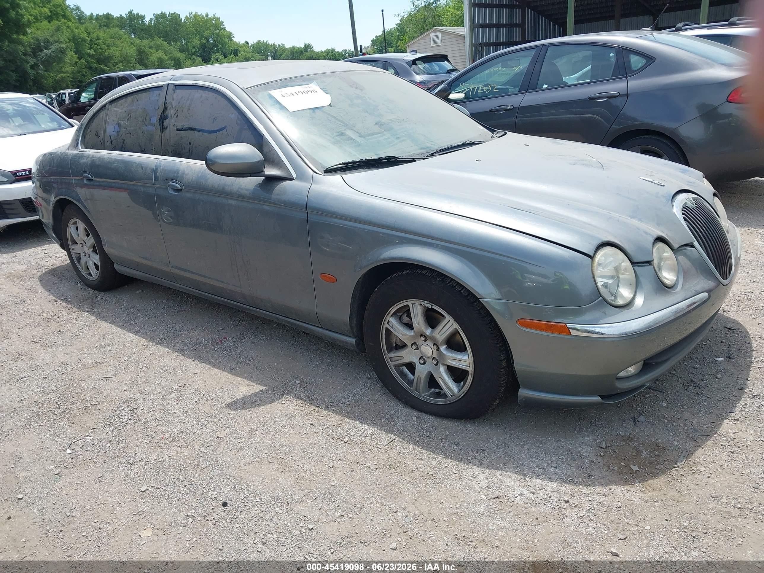 2004 Jaguar S-type 3.0l V6 Silver vin: SAJEA01T54FM95618