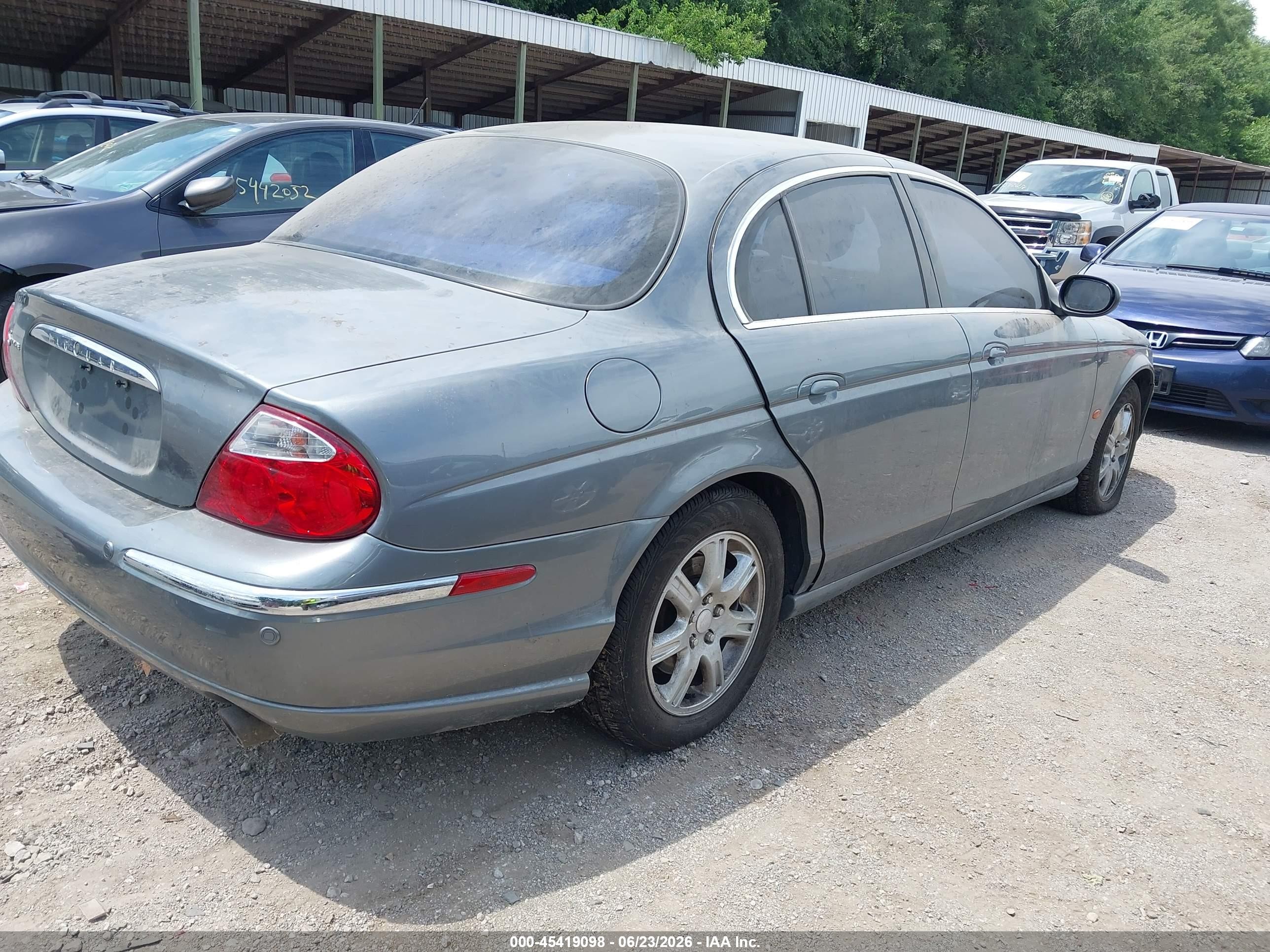 2004 Jaguar S-type 3.0l V6 Silver vin: SAJEA01T54FM95618