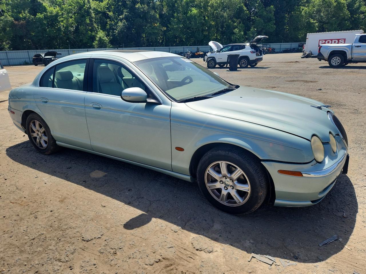 2003 Jaguar S-type Silver vin: SAJEA01T63FM73593