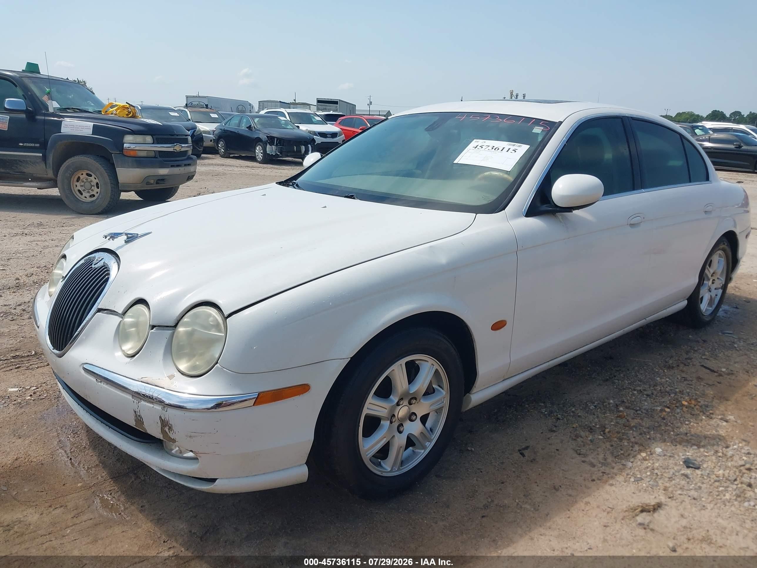 2004 Jaguar S-type 3.0l V6 Белый vin: SAJEA01T64FN08683