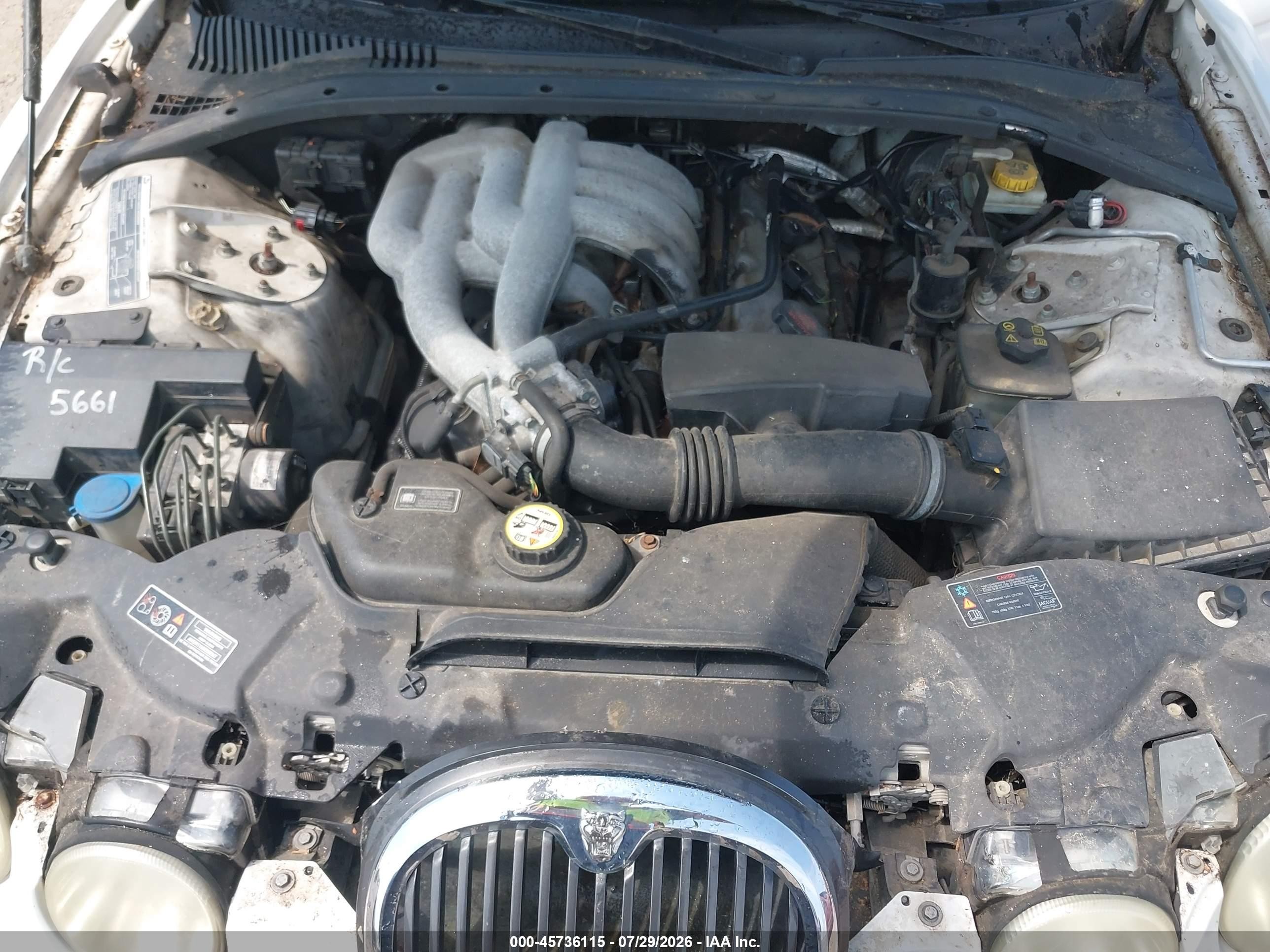 2004 Jaguar S-type 3.0l V6 Белый vin: SAJEA01T64FN08683