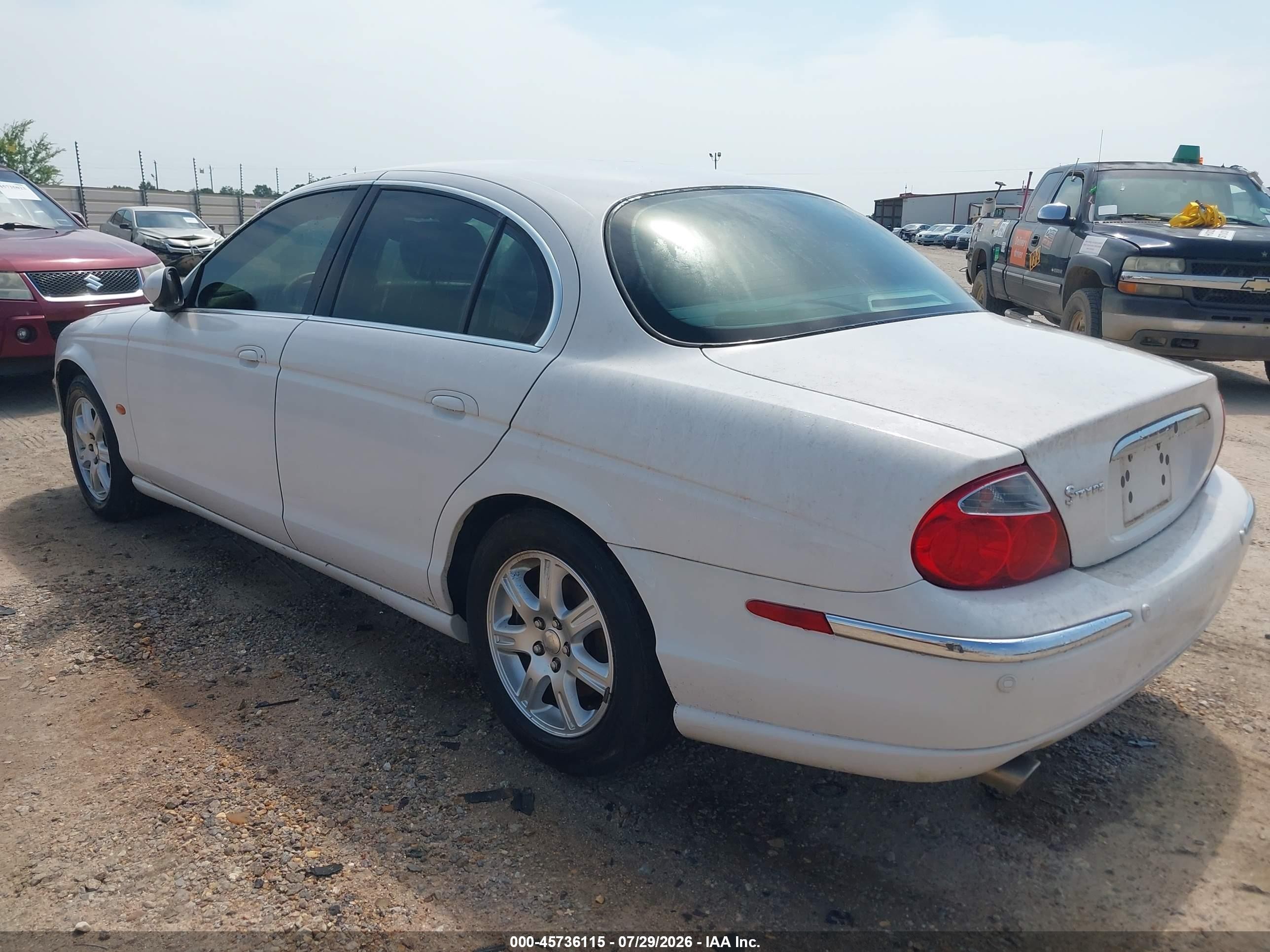 2004 Jaguar S-type 3.0l V6 Белый vin: SAJEA01T64FN08683