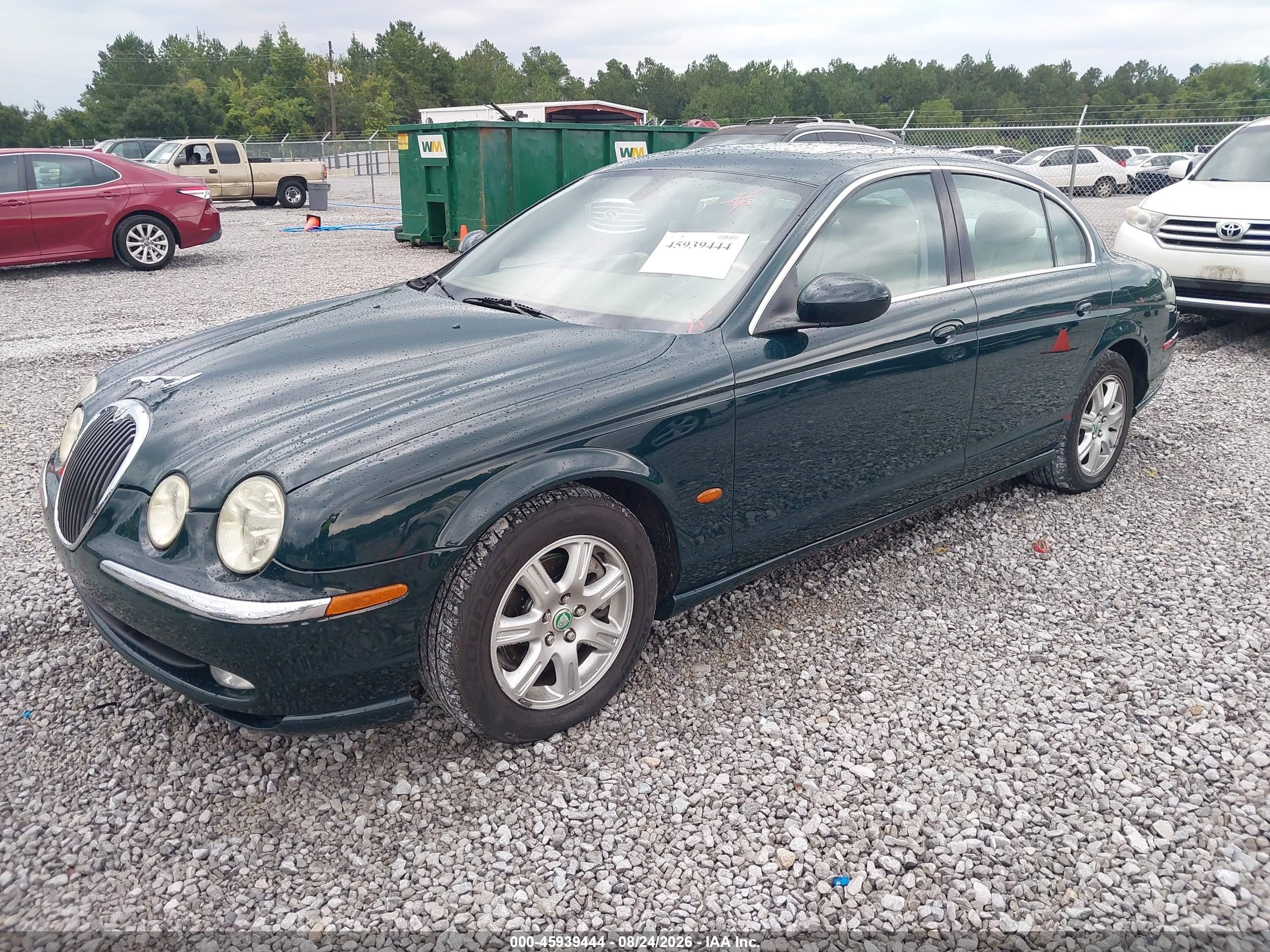 2003 Jaguar S-type   Green vin: SAJEA01T93FM84930