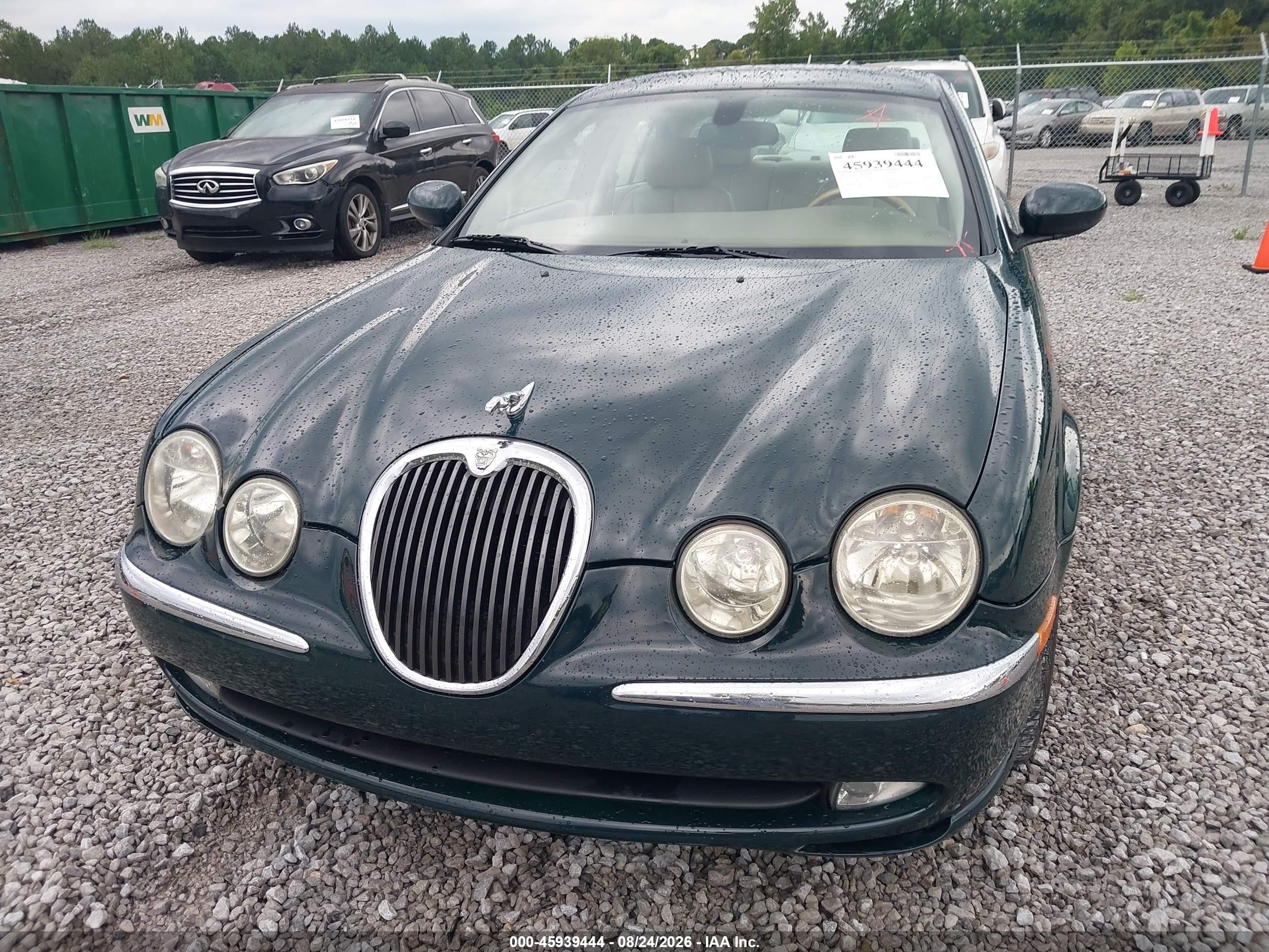 2003 Jaguar S-type   Green vin: SAJEA01T93FM84930