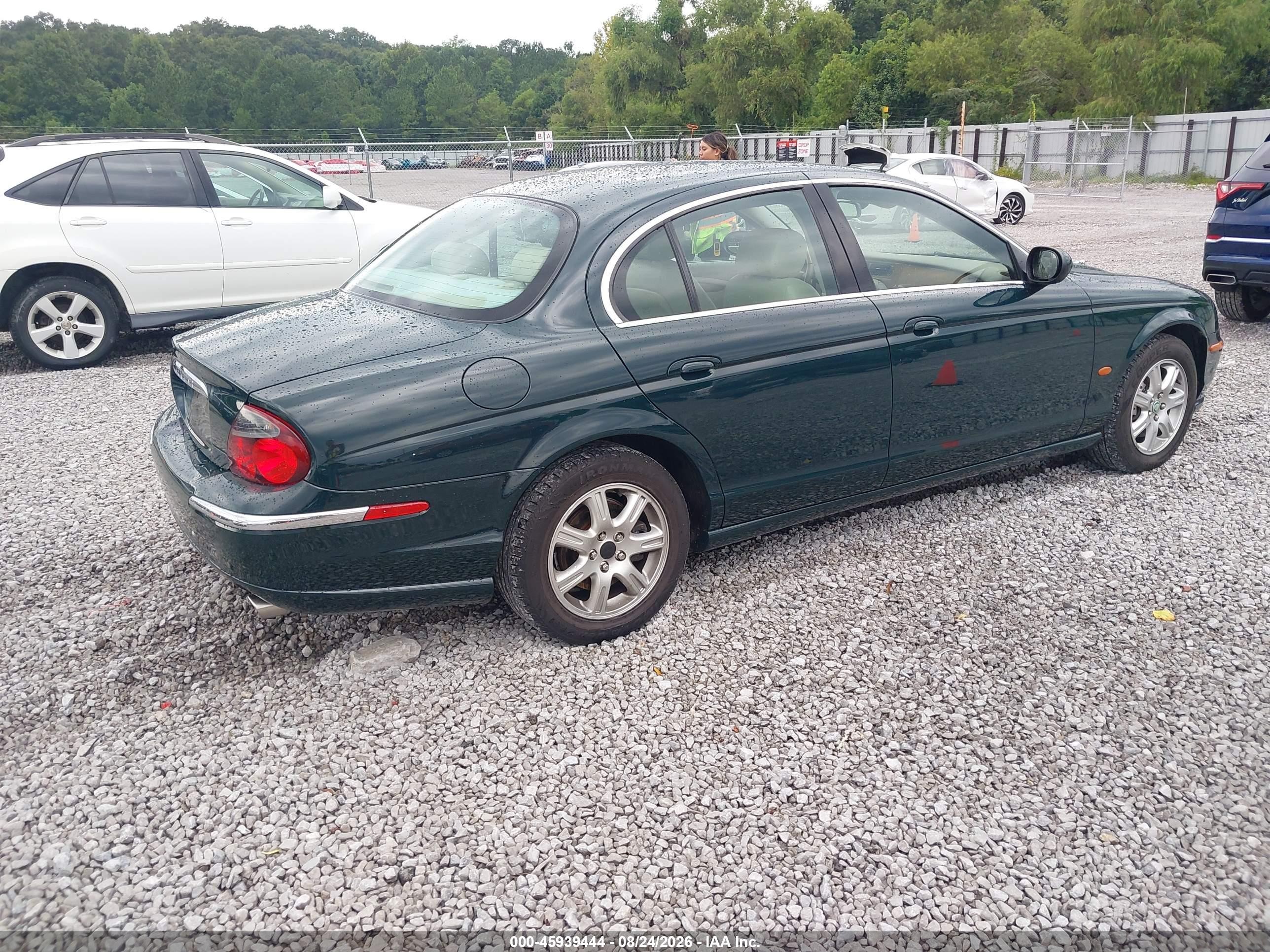 2003 Jaguar S-type   Green vin: SAJEA01T93FM84930