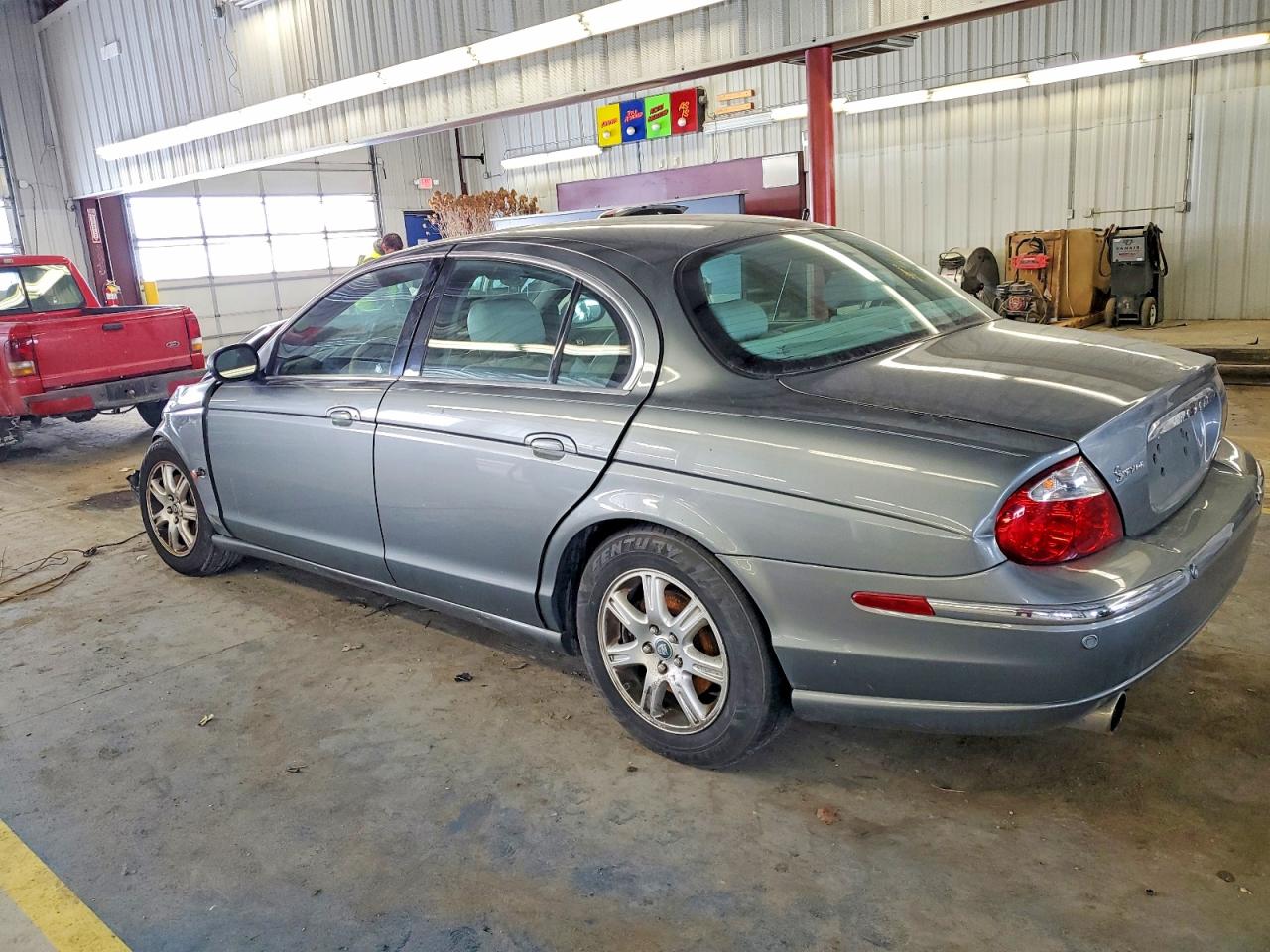 2003 Jaguar S-type Gray vin: SAJEA01TX3FM71622