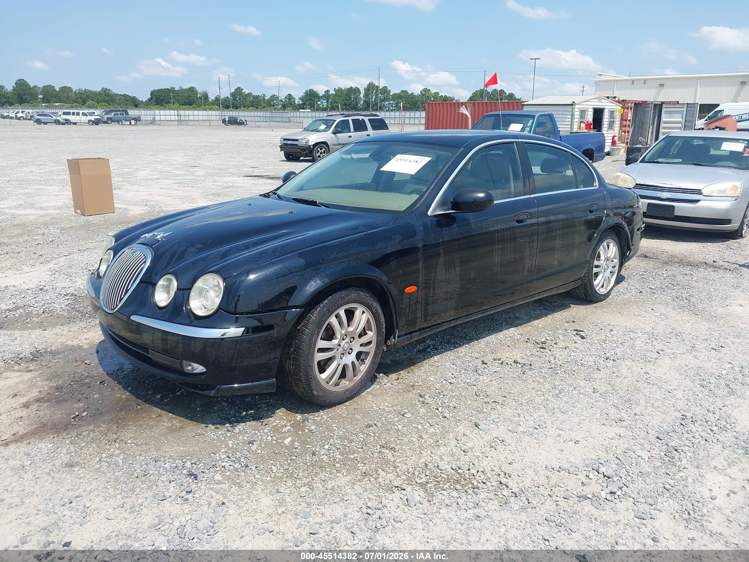 2003 Jaguar S-type 4.2l V8 Black vin: SAJEA01U33HM85326