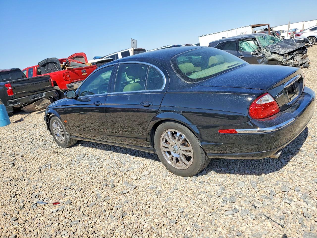 2003 Jaguar S-type Black vin: SAJEA01U33HM85679