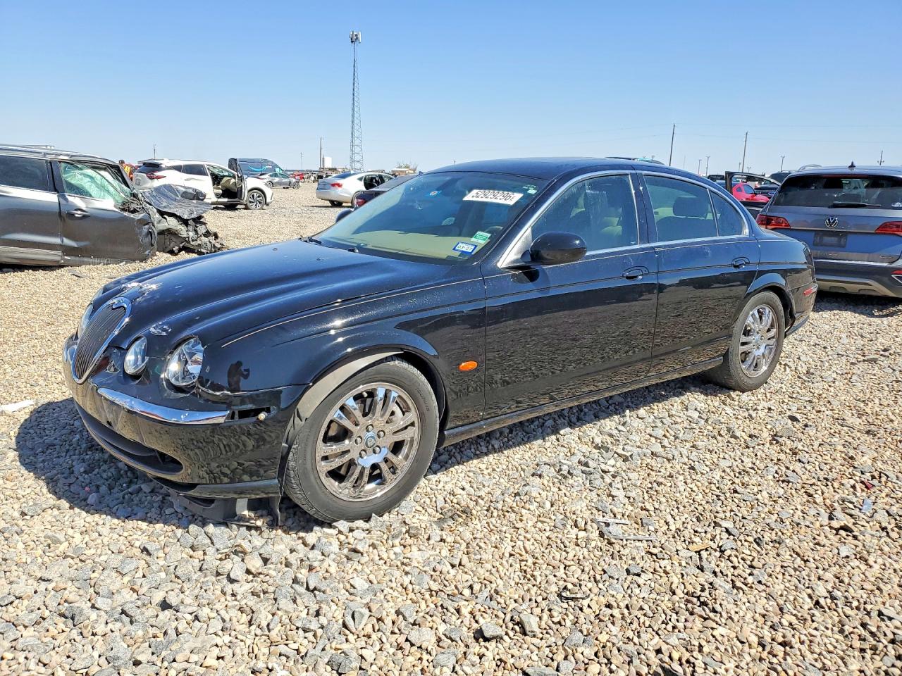 2003 Jaguar S-type Black vin: SAJEA01U33HM85679