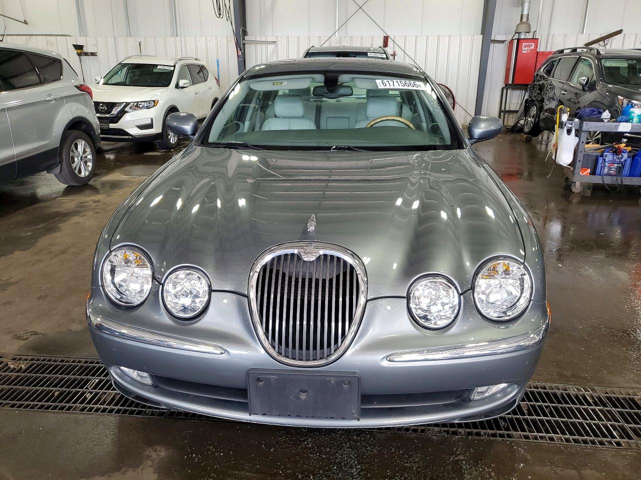 2003 Jaguar S-type Gray vin: SAJEA01U93HM73276