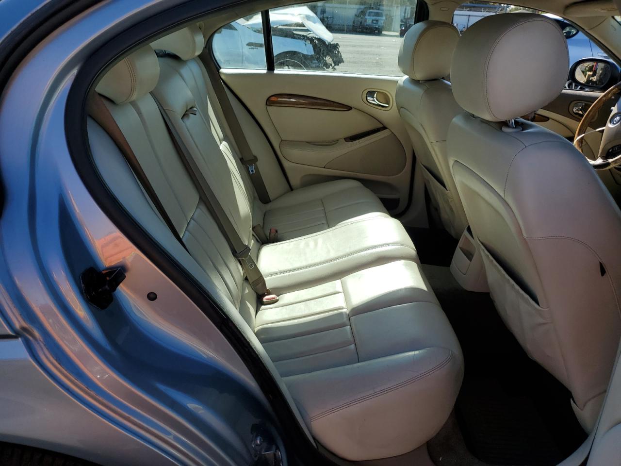 2003 Jaguar S-type Blue vin: SAJEA01UX3HM92502