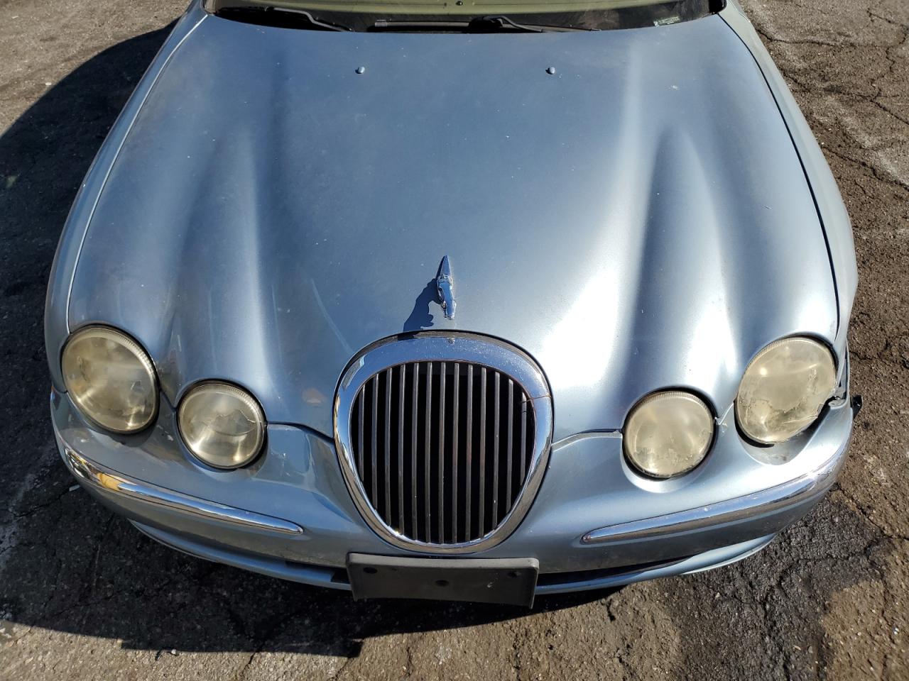 2003 Jaguar S-type Blue vin: SAJEA01UX3HM92502