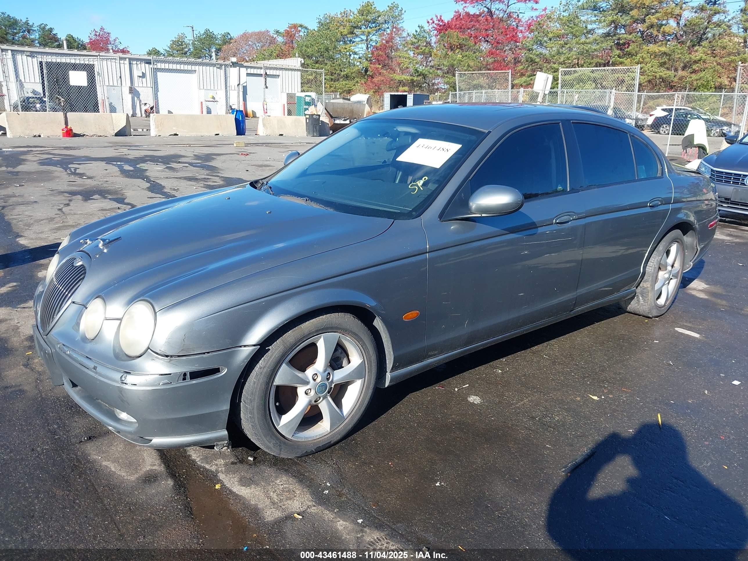 2003 Jaguar S-type 3.0l V6 Серый vin: SAJEA03T73FM58050