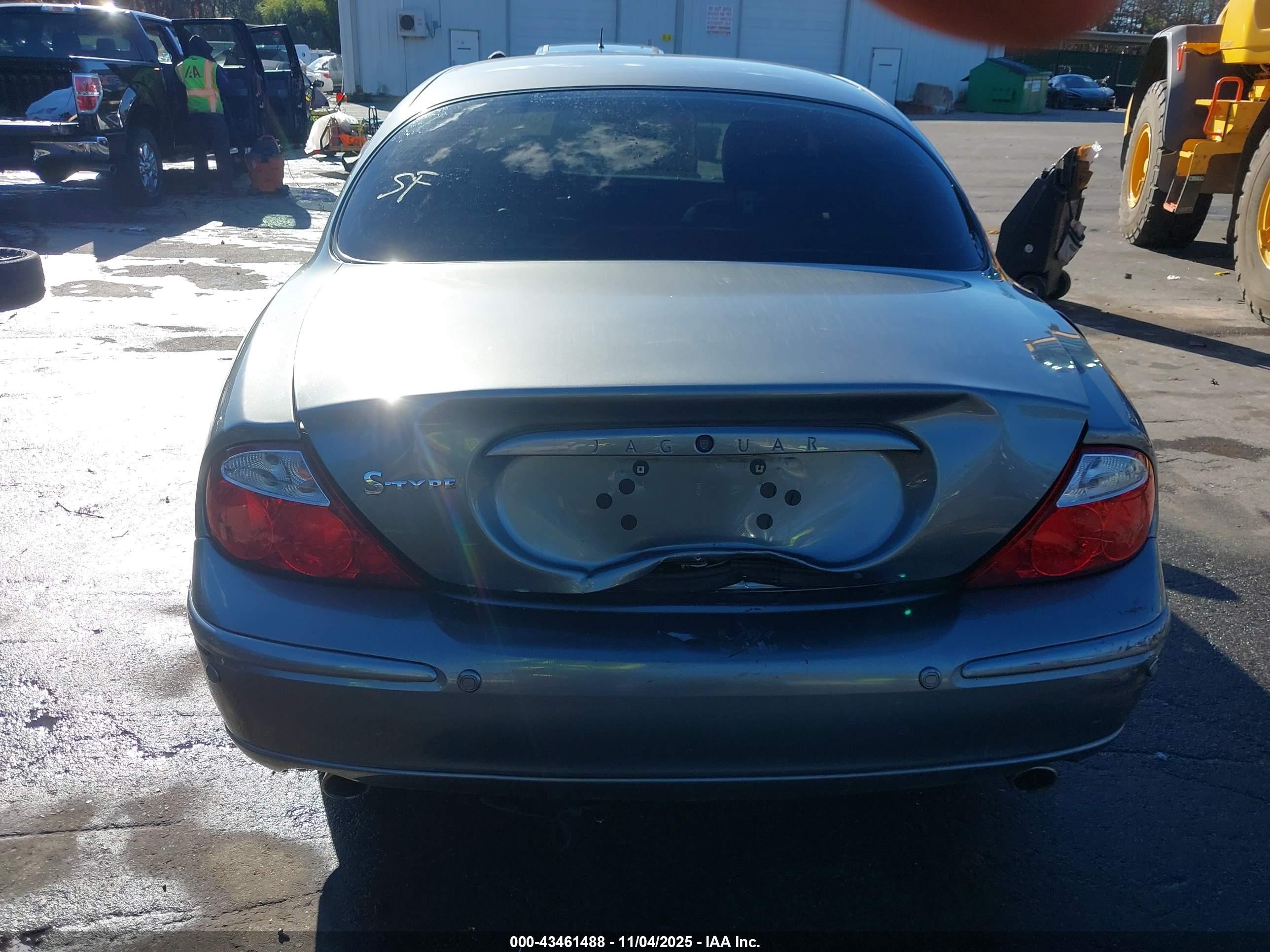 2003 Jaguar S-type 3.0l V6 Серый vin: SAJEA03T73FM58050