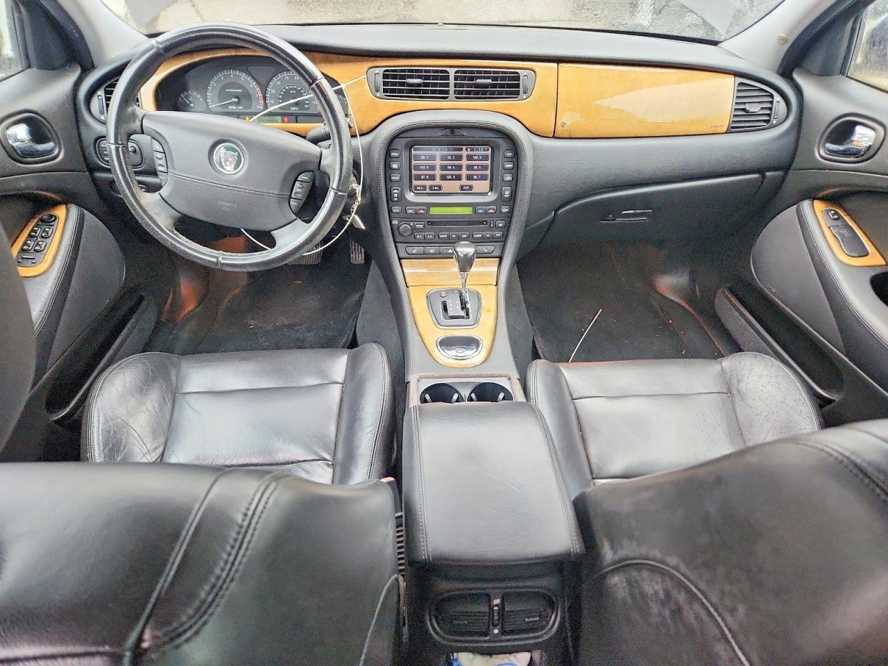 2003 Jaguar S-type R Black vin: SAJEA03V031M53447