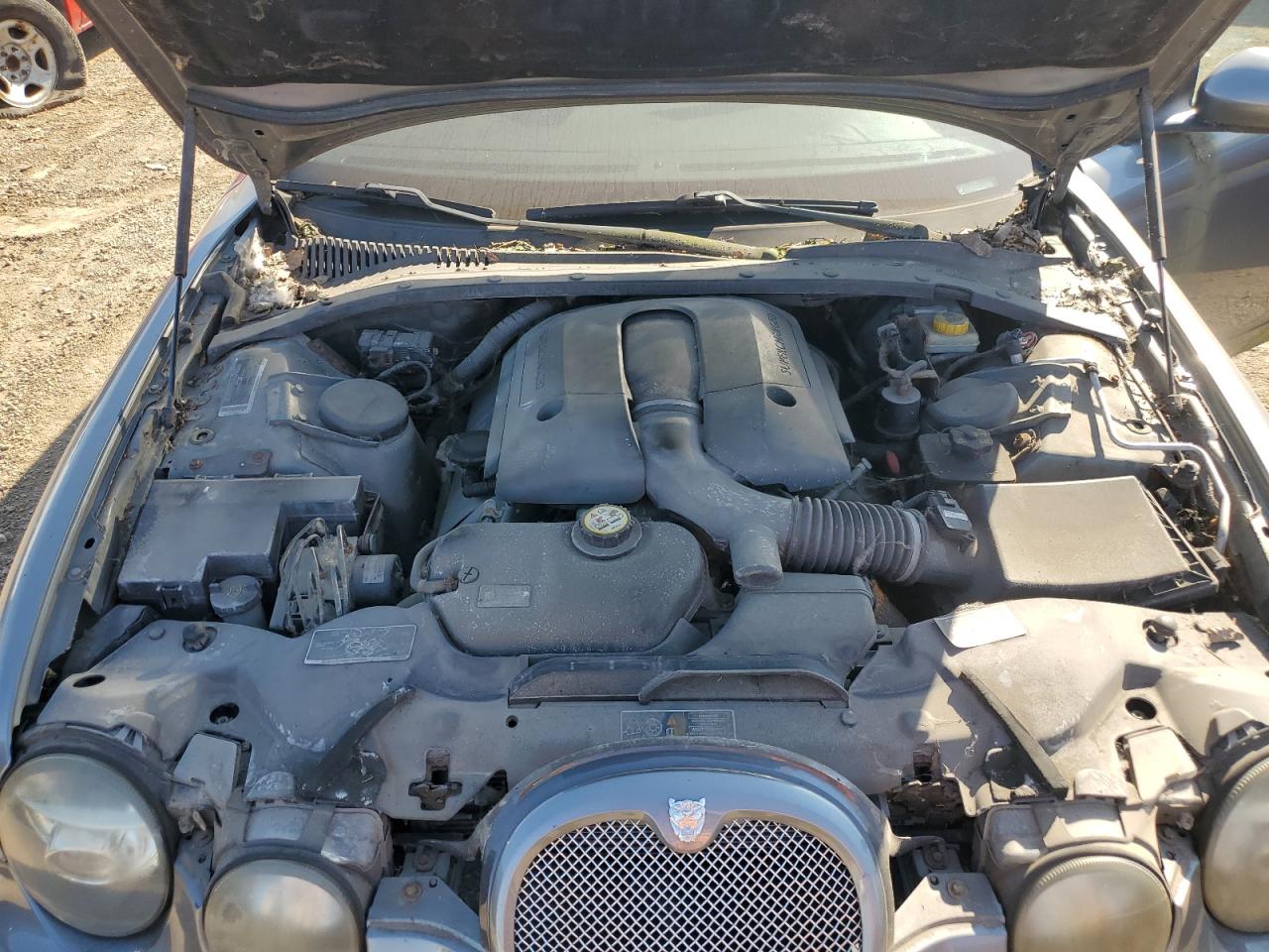 2003 Jaguar S-type R Gray vin: SAJEA03V031M66926