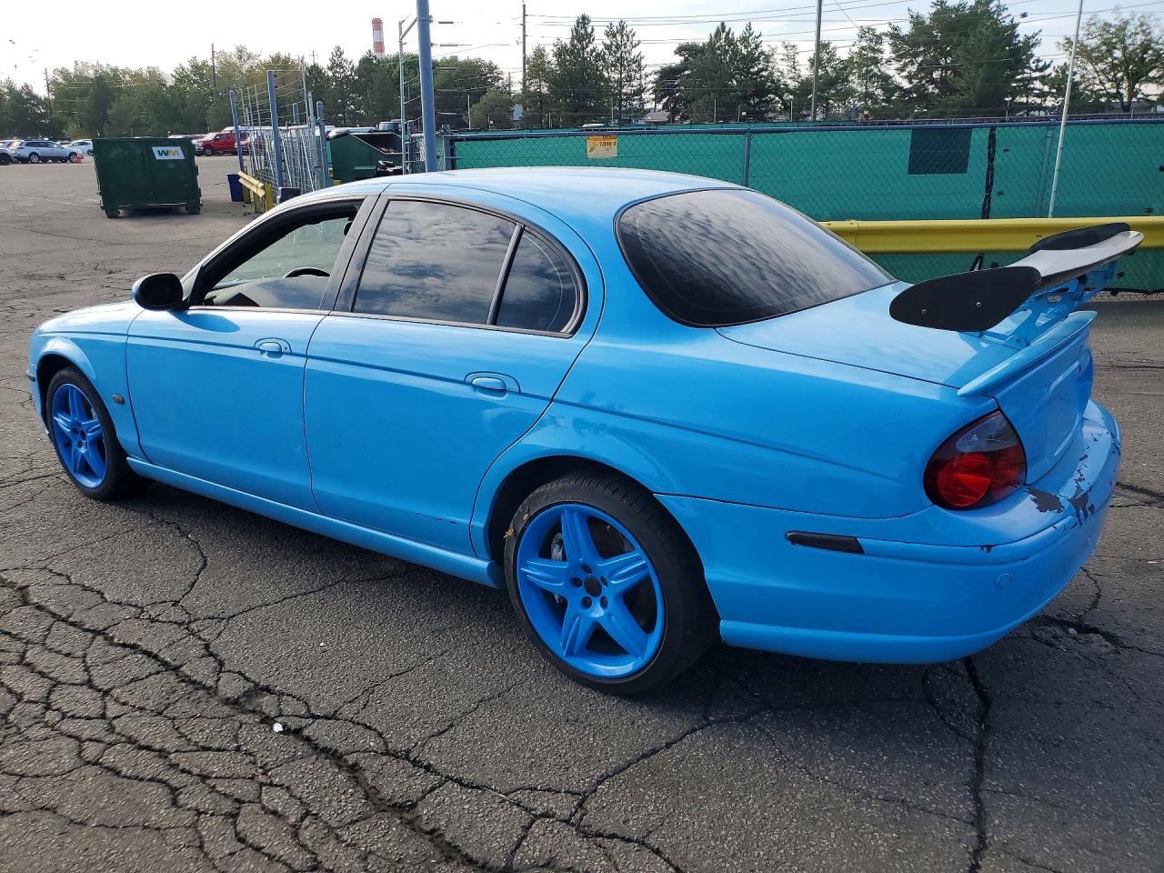 2003 Jaguar S-type R Blue vin: SAJEA03V431M63575