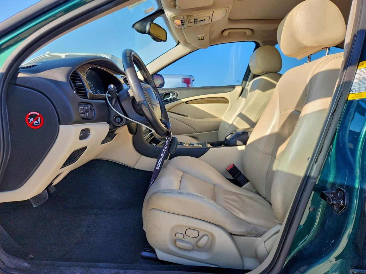 2003 Jaguar S-type R Green vin: SAJEA03V931M63359