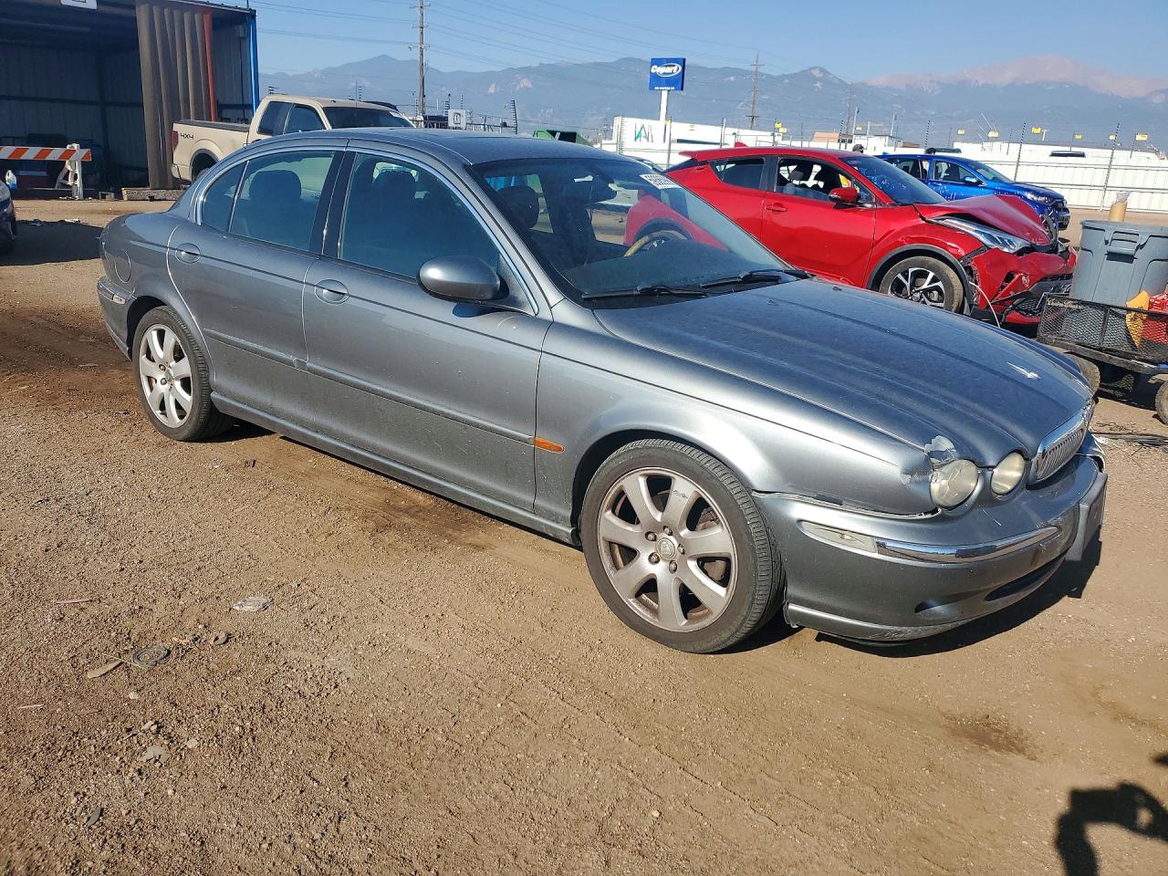 2004 Jaguar X-type 3.0 Silver vin: SAJEA51C14WD58787