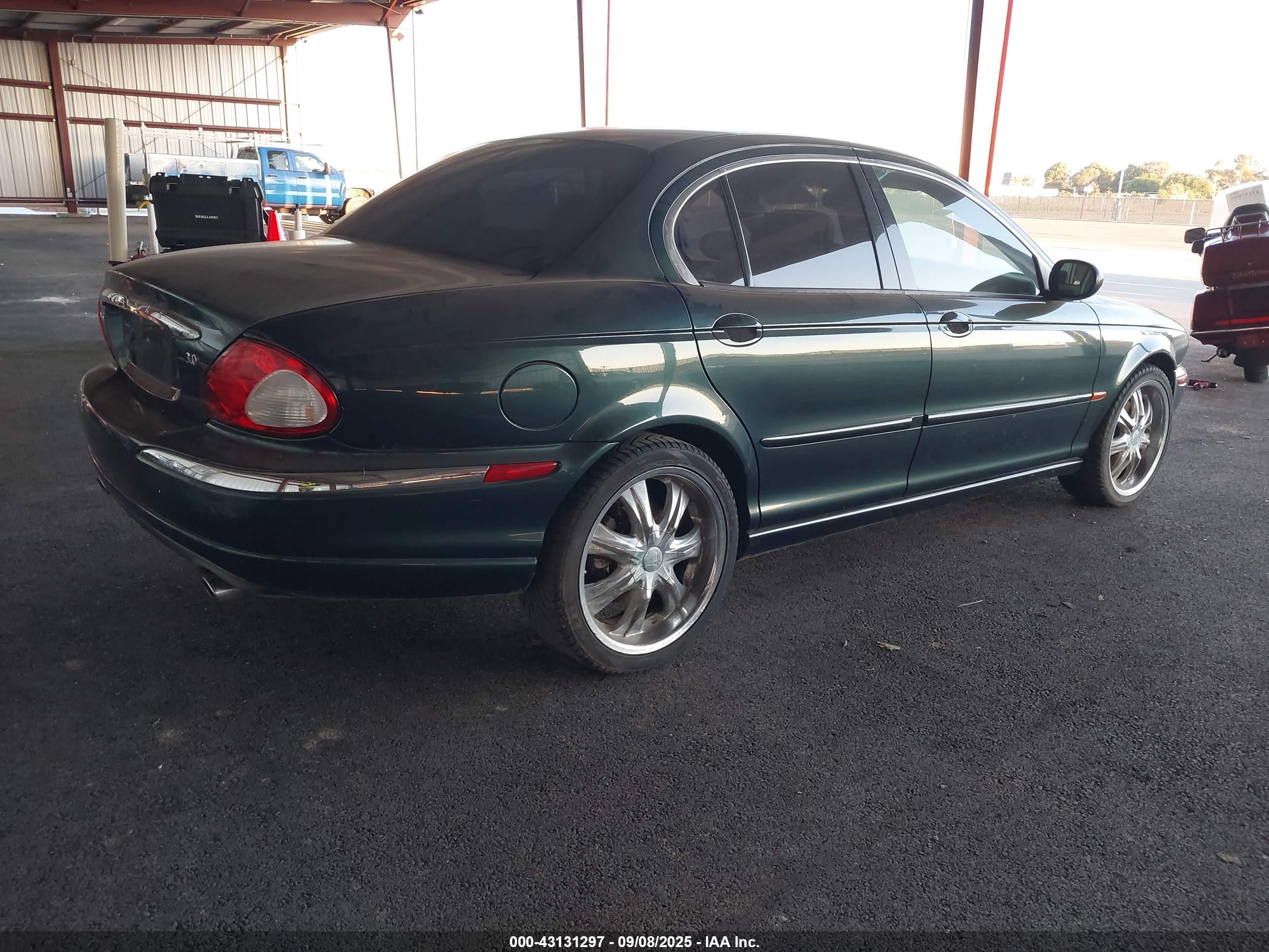 2002 Jaguar X-type 3.0l Green vin: SAJEA51C22WC58341