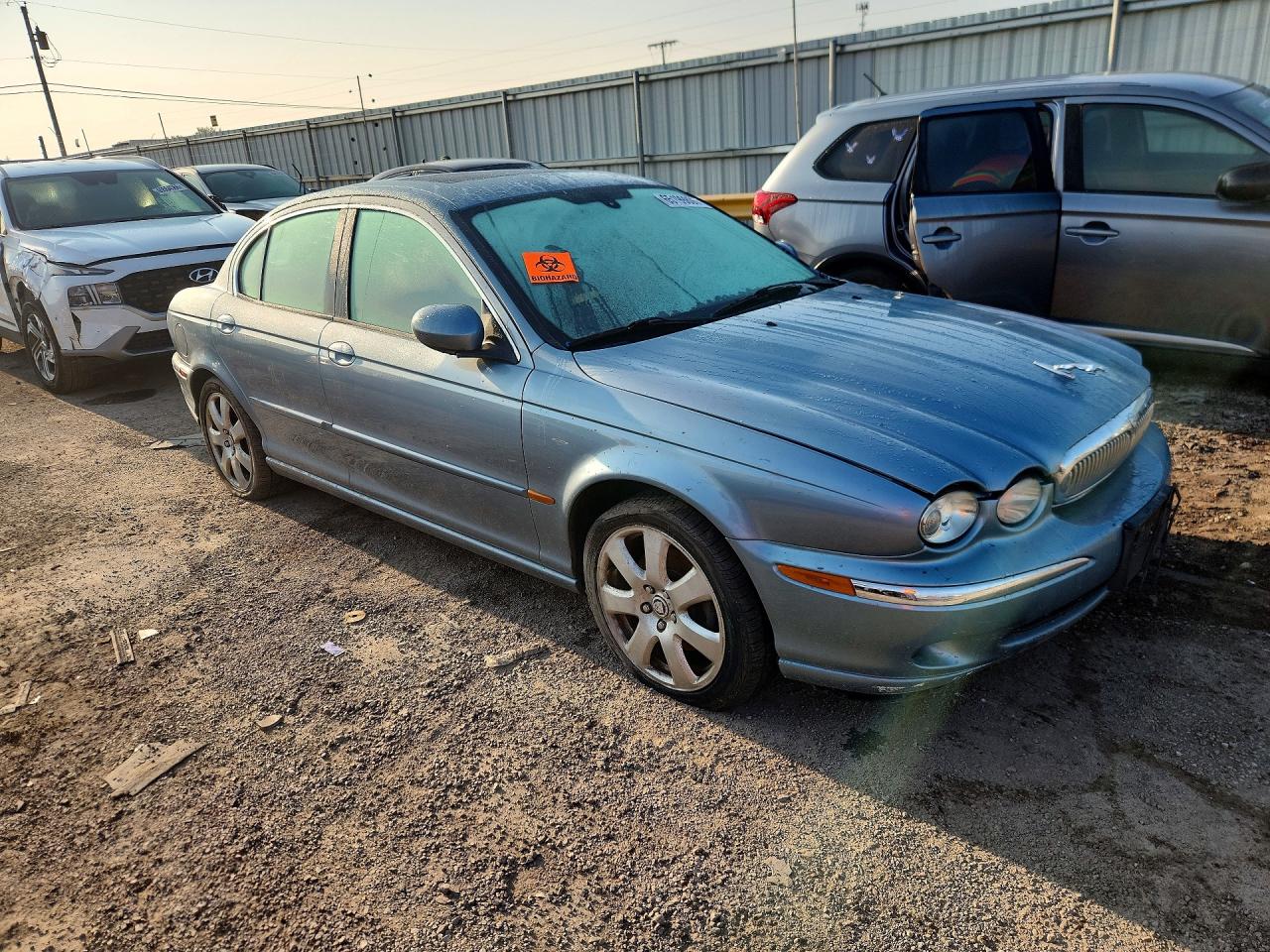 2004 Jaguar X-type 3.0 Blue vin: SAJEA51C24WD95363