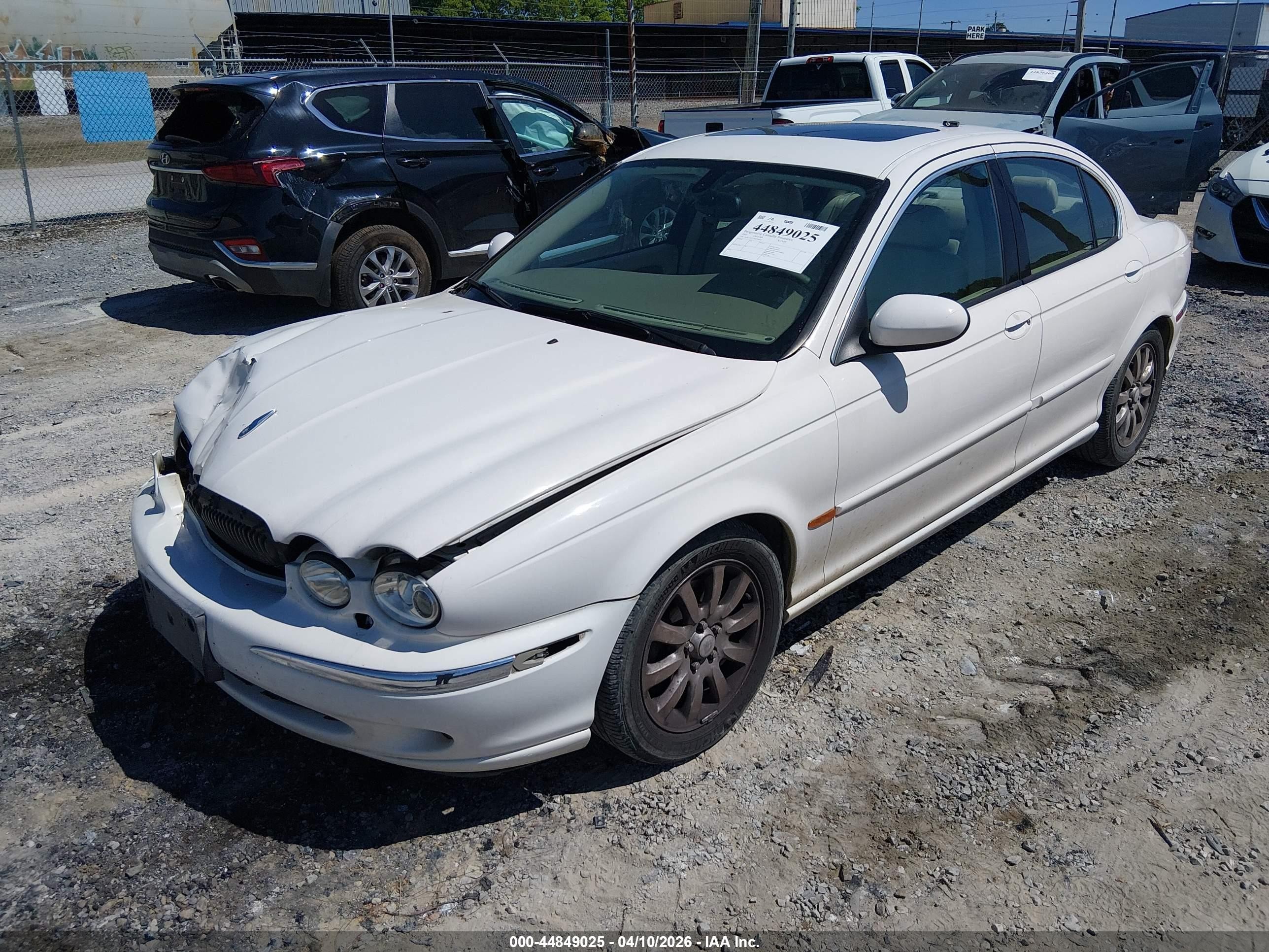 2002 Jaguar X-type 3.0l White vin: SAJEA51C32WC30838