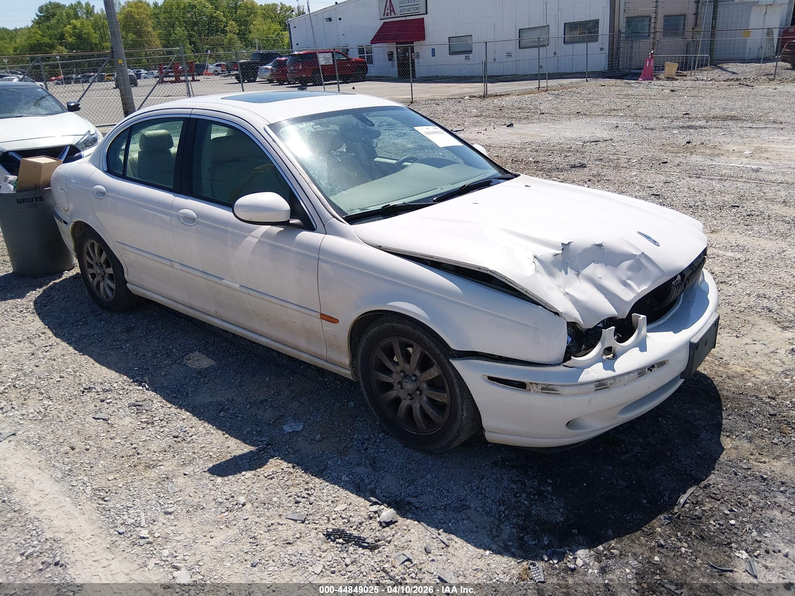 2002 Jaguar X-type 3.0l White vin: SAJEA51C32WC30838