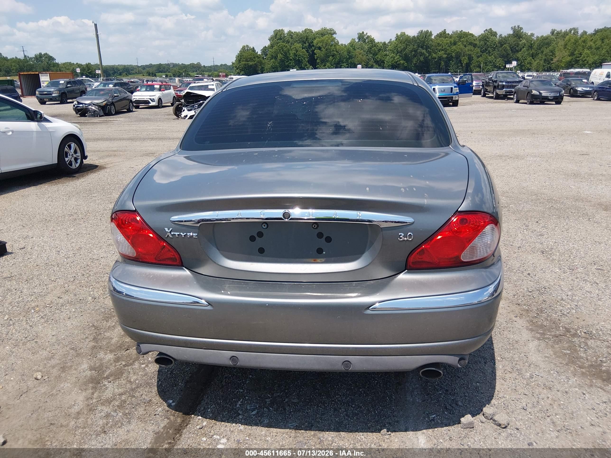 2003 Jaguar X-type 3.0 Gray vin: SAJEA51C43WC92654