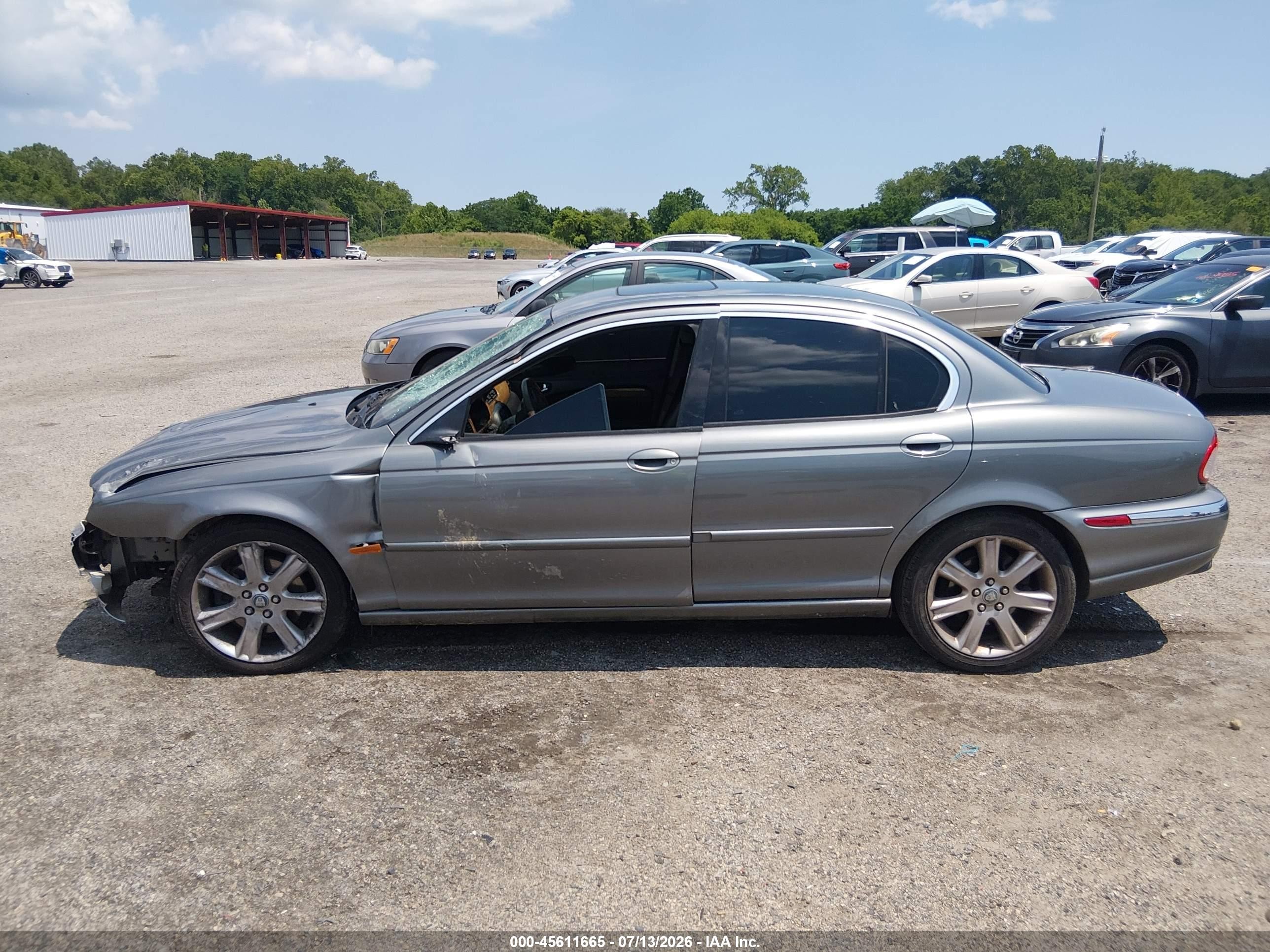 2003 Jaguar X-type 3.0 Gray vin: SAJEA51C43WC92654