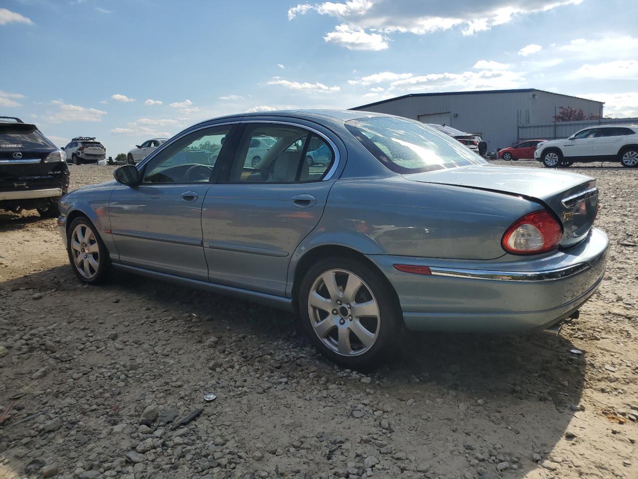 2004 Jaguar X-type 3.0 Blue vin: SAJEA51C44WE19307