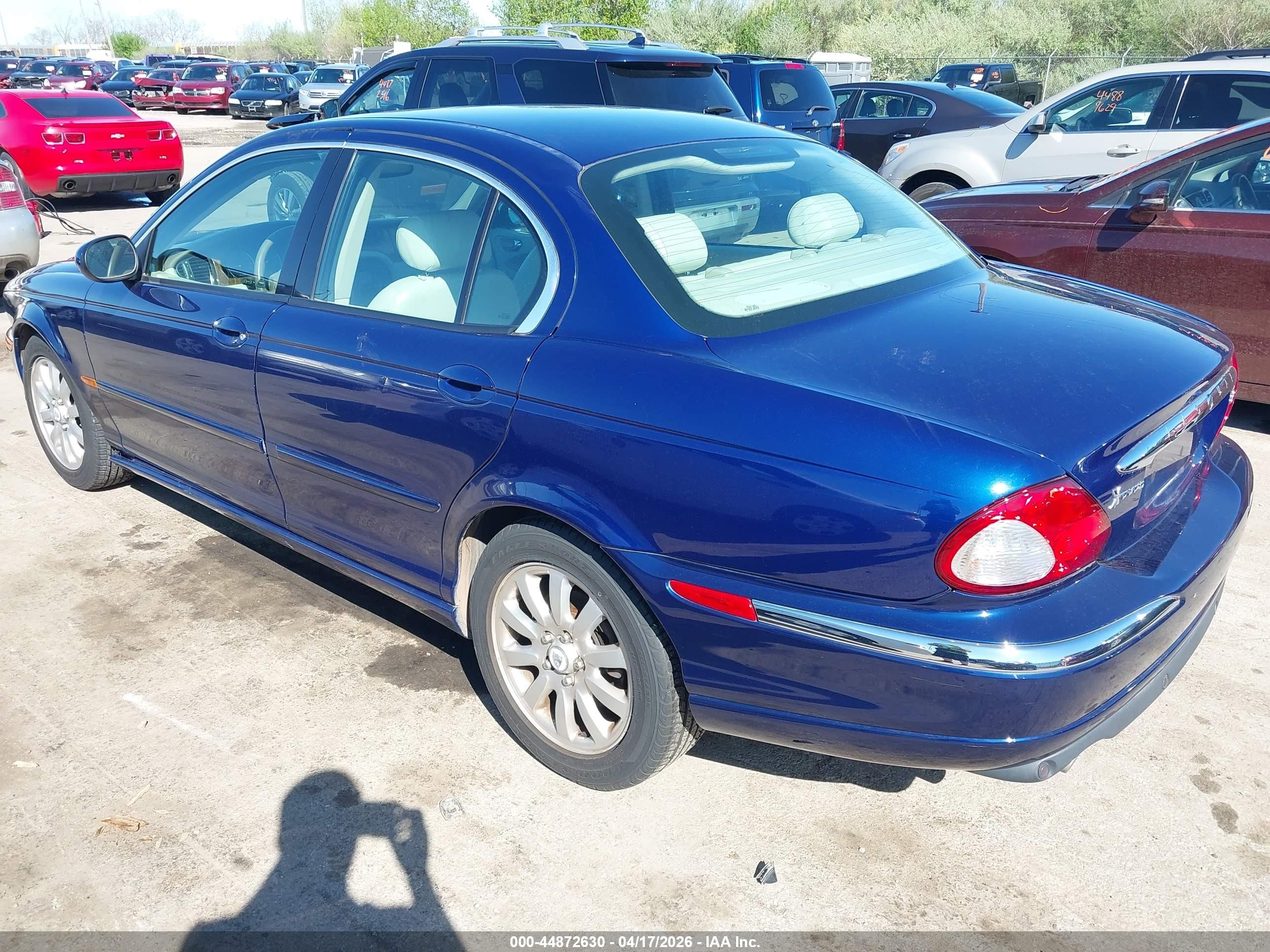 2002 Jaguar X-type 3.0l Blue vin: SAJEA51C52WC32400