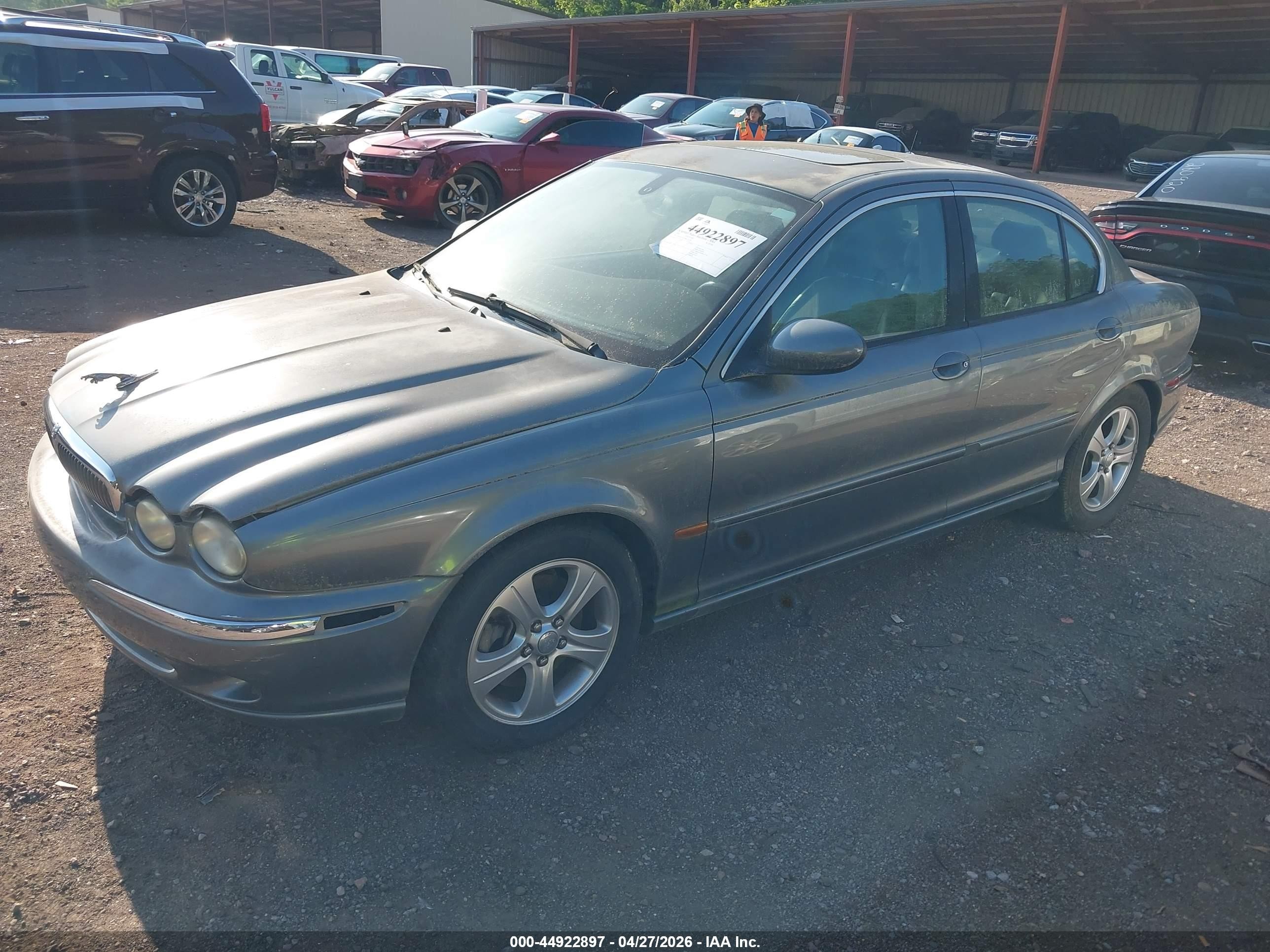 2002 Jaguar X-type 3.0l Silver vin: SAJEA51C52WC53540