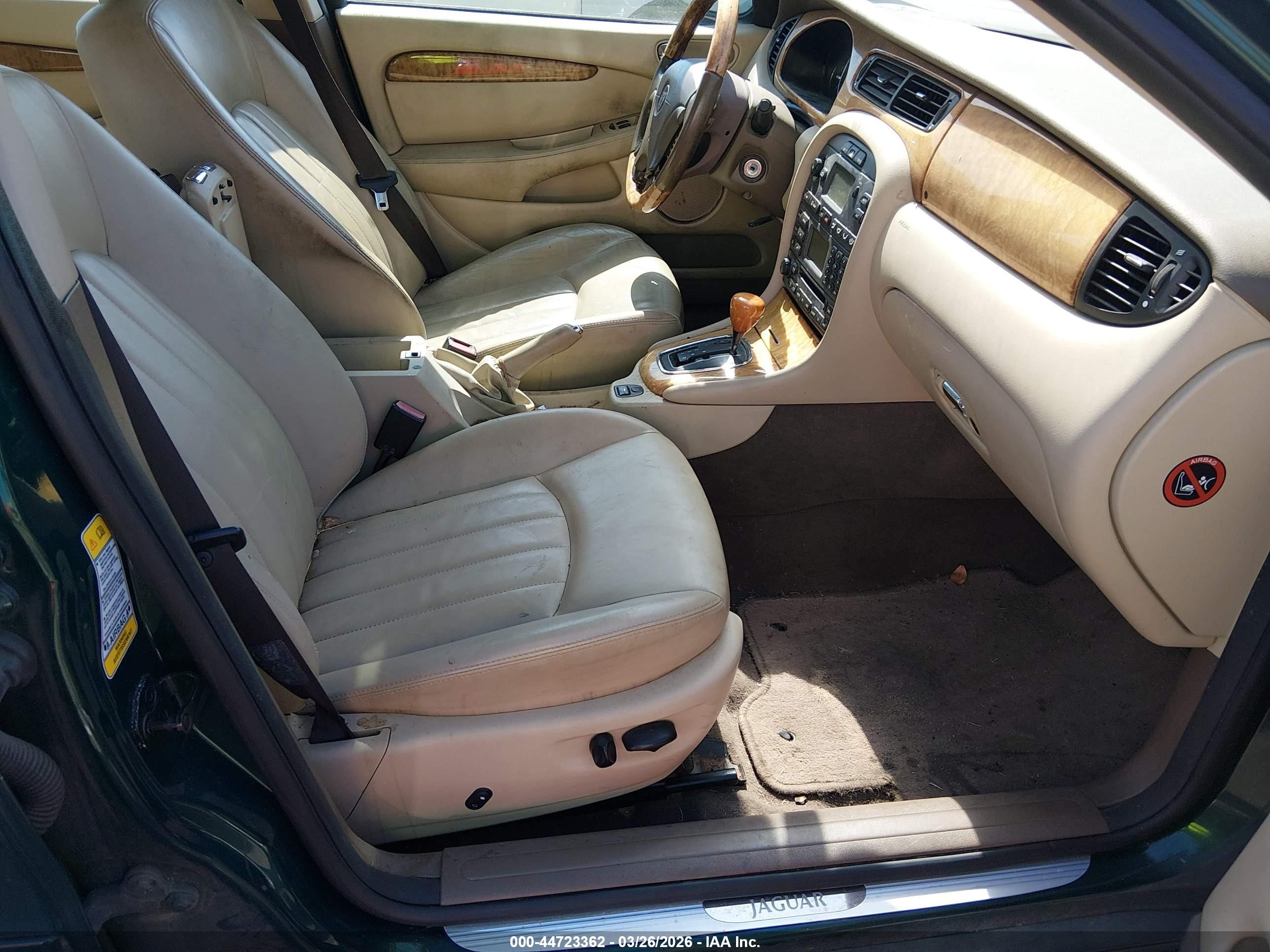 2004 Jaguar X-type 3.0 Green vin: SAJEA51C54WD67489