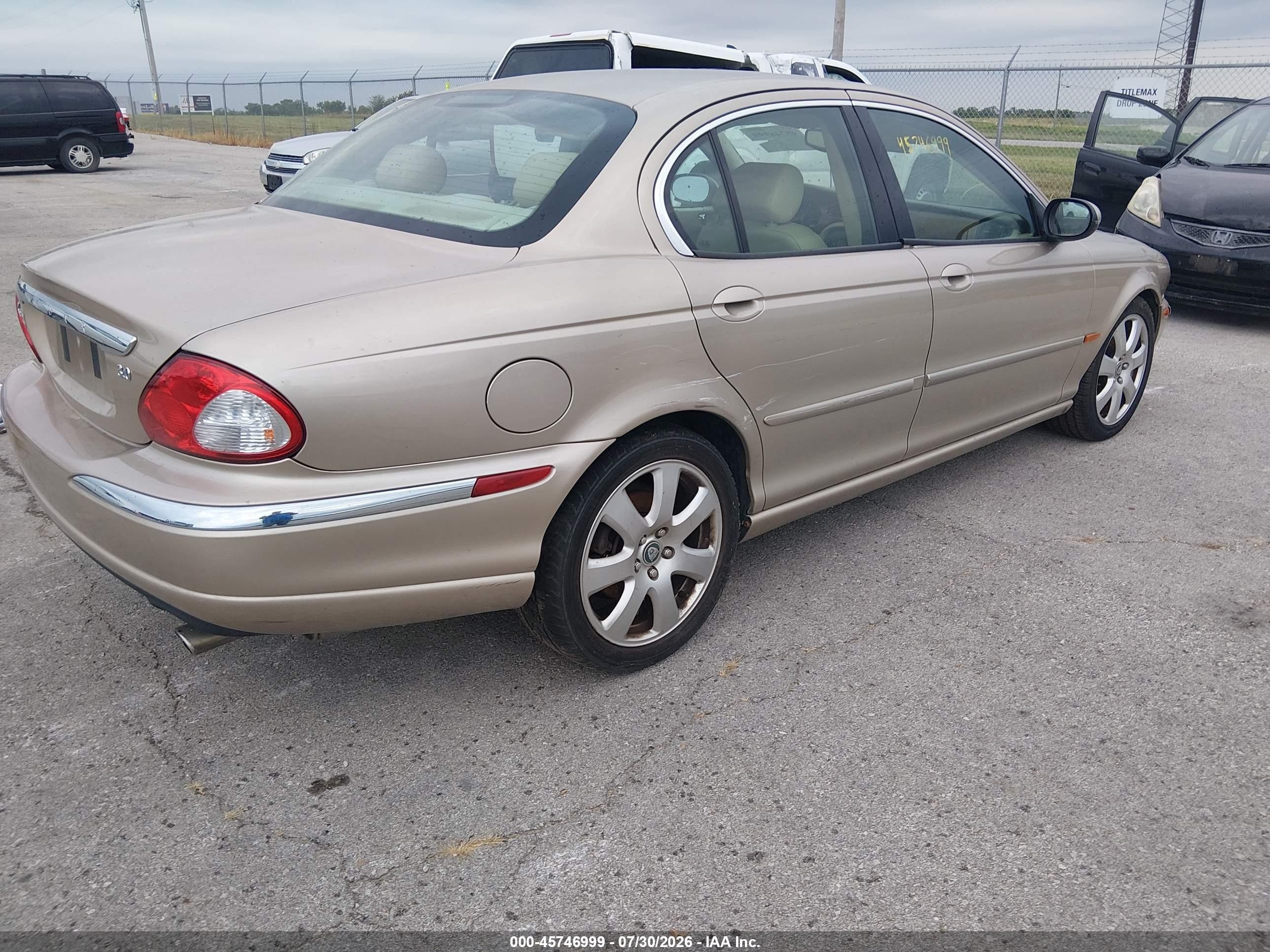 2004 Jaguar X-type 3.0 Желто-коричневый vin: SAJEA51C64WD73480