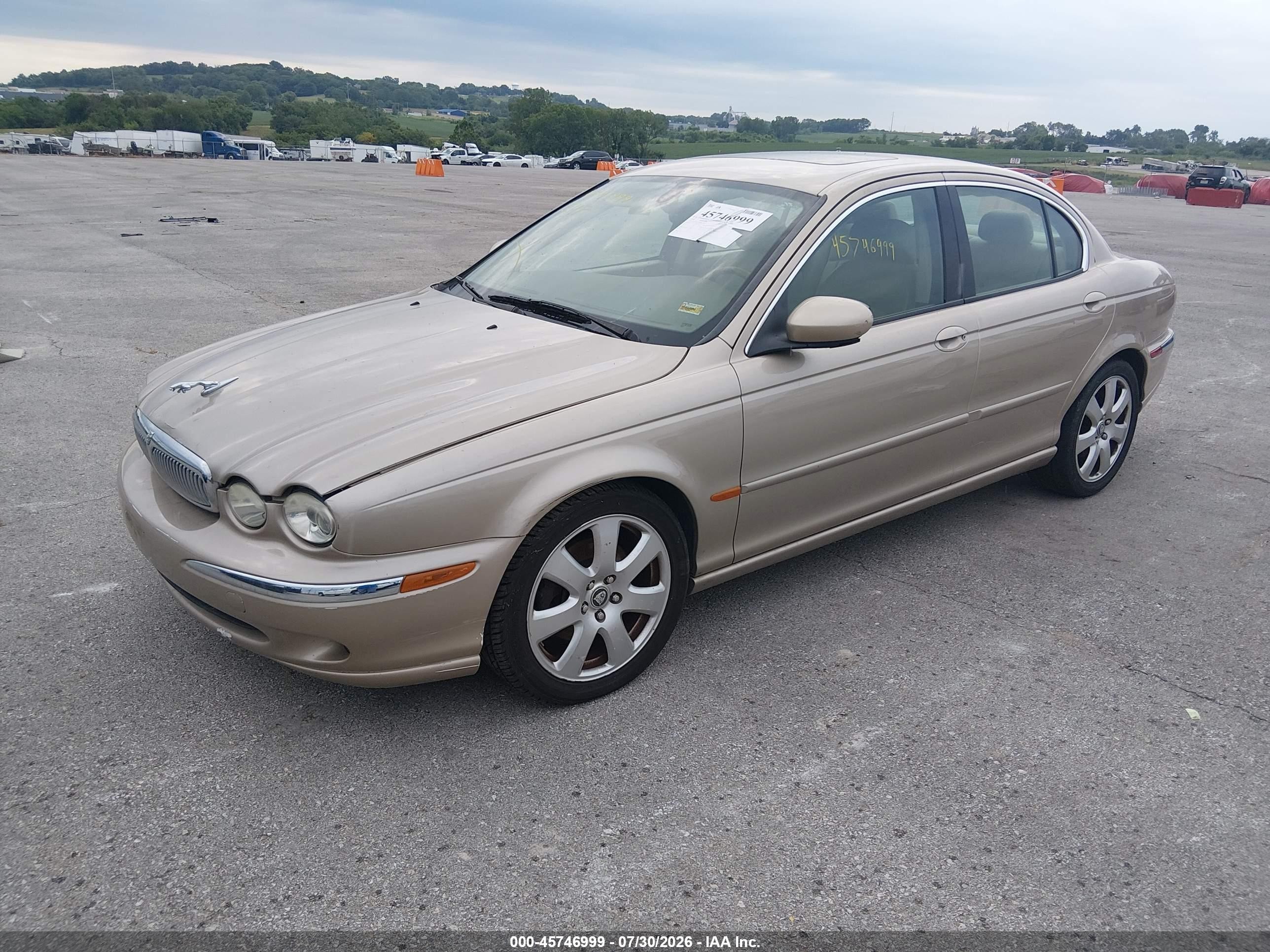 2004 Jaguar X-type 3.0 Желто-коричневый vin: SAJEA51C64WD73480